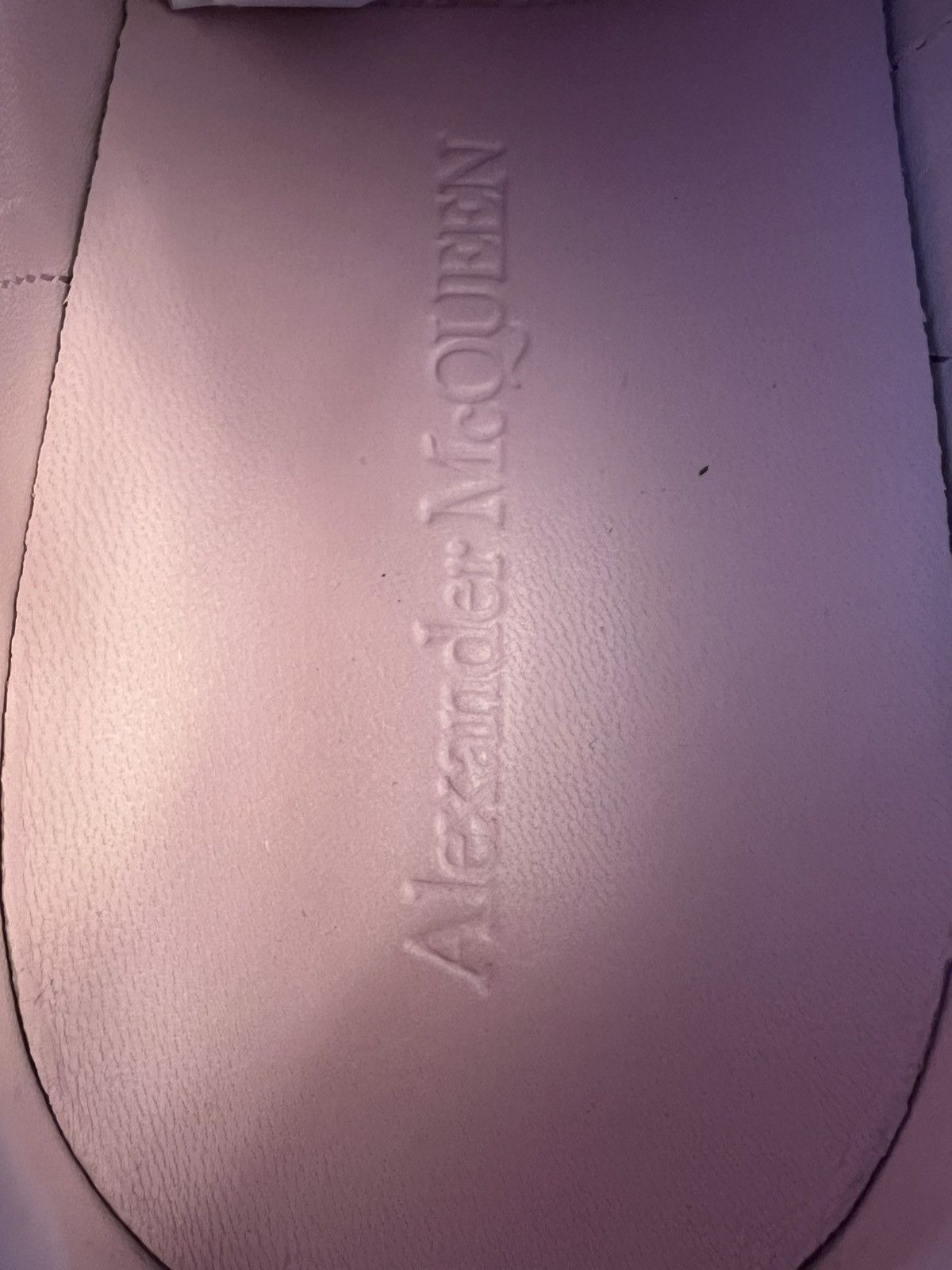 Alexander McQueen “Zipper Tooth- Iced Pink”