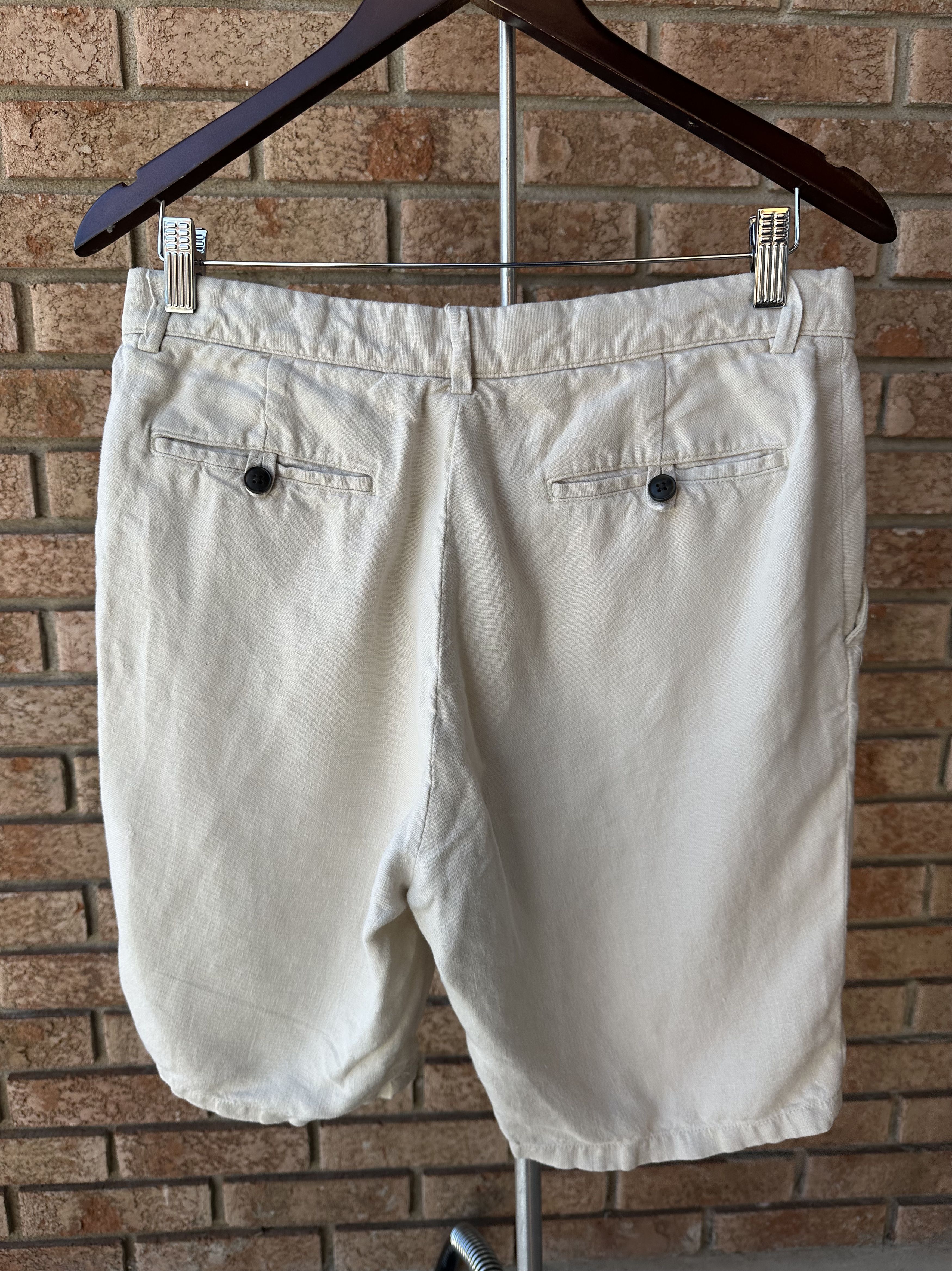 Club Monaco Linen Shorts Size US 31 - 5 Thumbnail