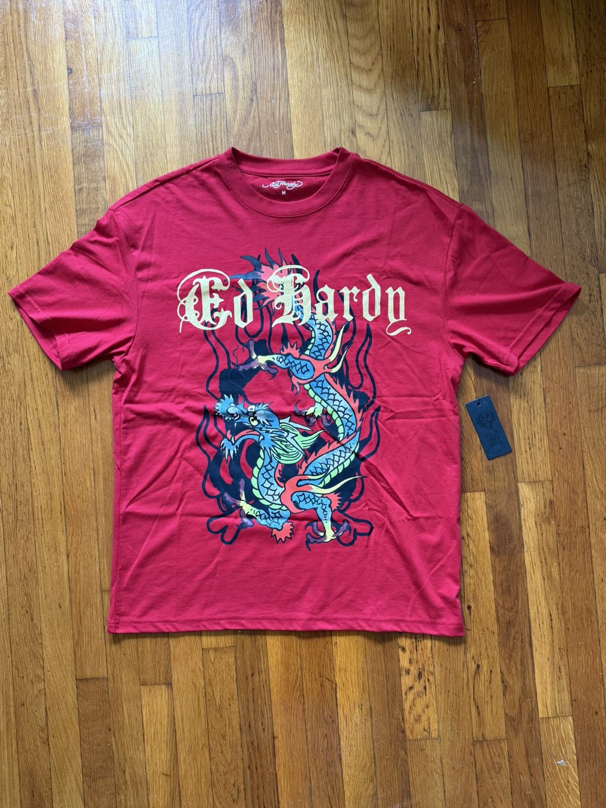 Ed Hardy Red Ed Hardy Dragon Tee Size US M / EU 48-50 / 2 - 1 Thumbnail