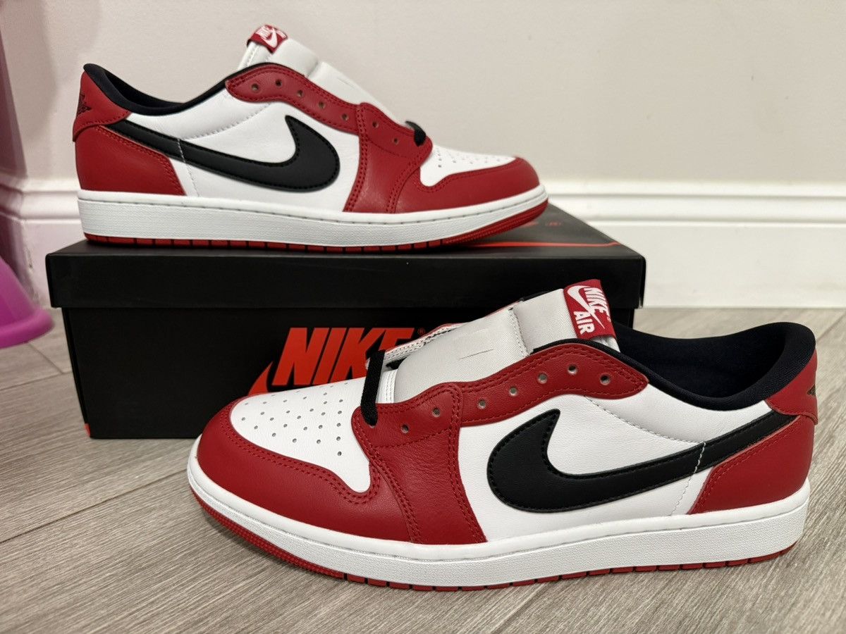 Jordan Brand Air Jordan 1 Retro Low OG Chicago Varsity Red Black White 12 Size US 12 / EU 45 - 1 Thumbnail
