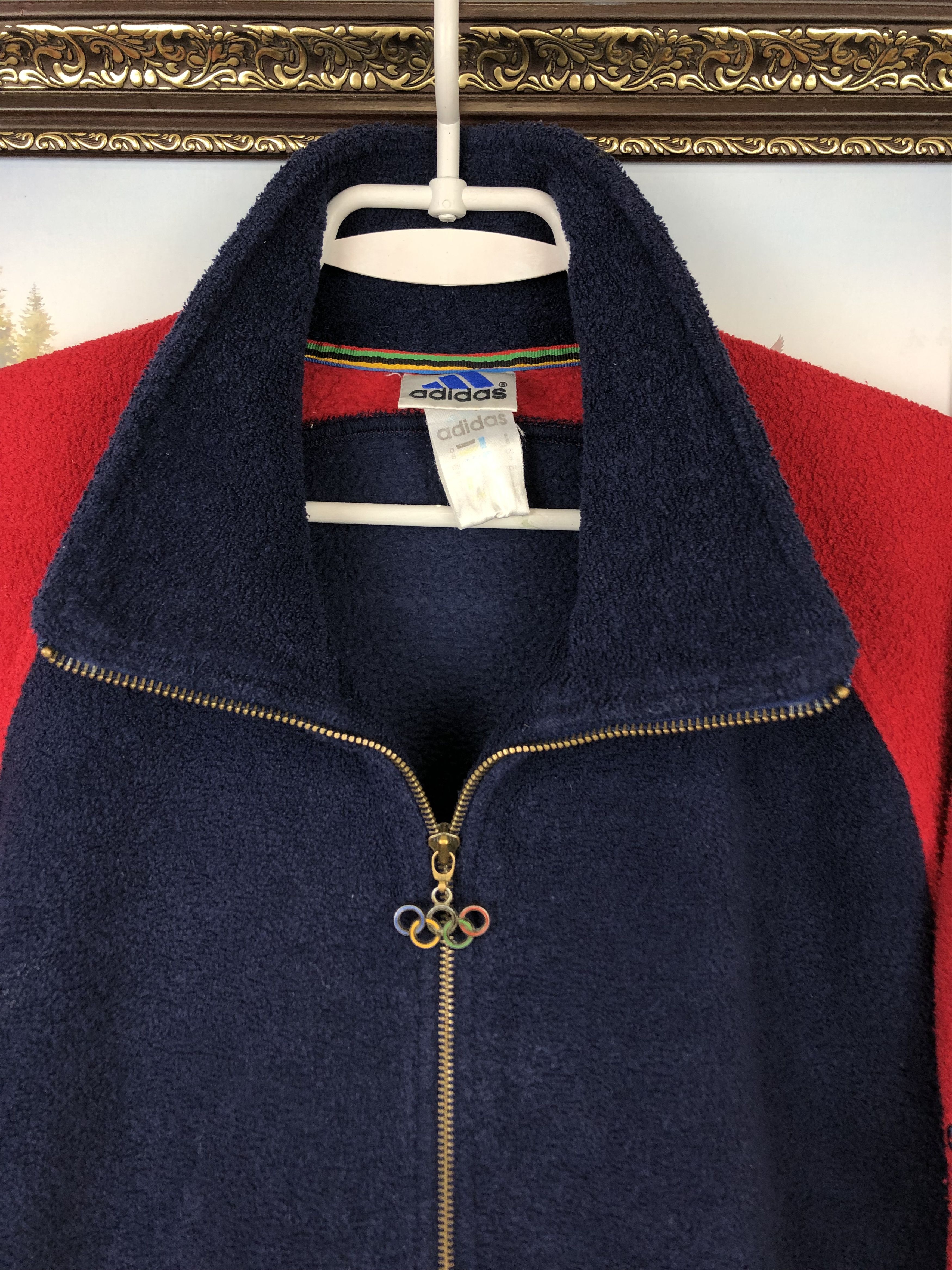 Adidas Vintage 90's Adidas Olympic Games 1972 Sapporo Jacket Fleece Size US M / EU 48-50 / 2 - 3 Thumbnail
