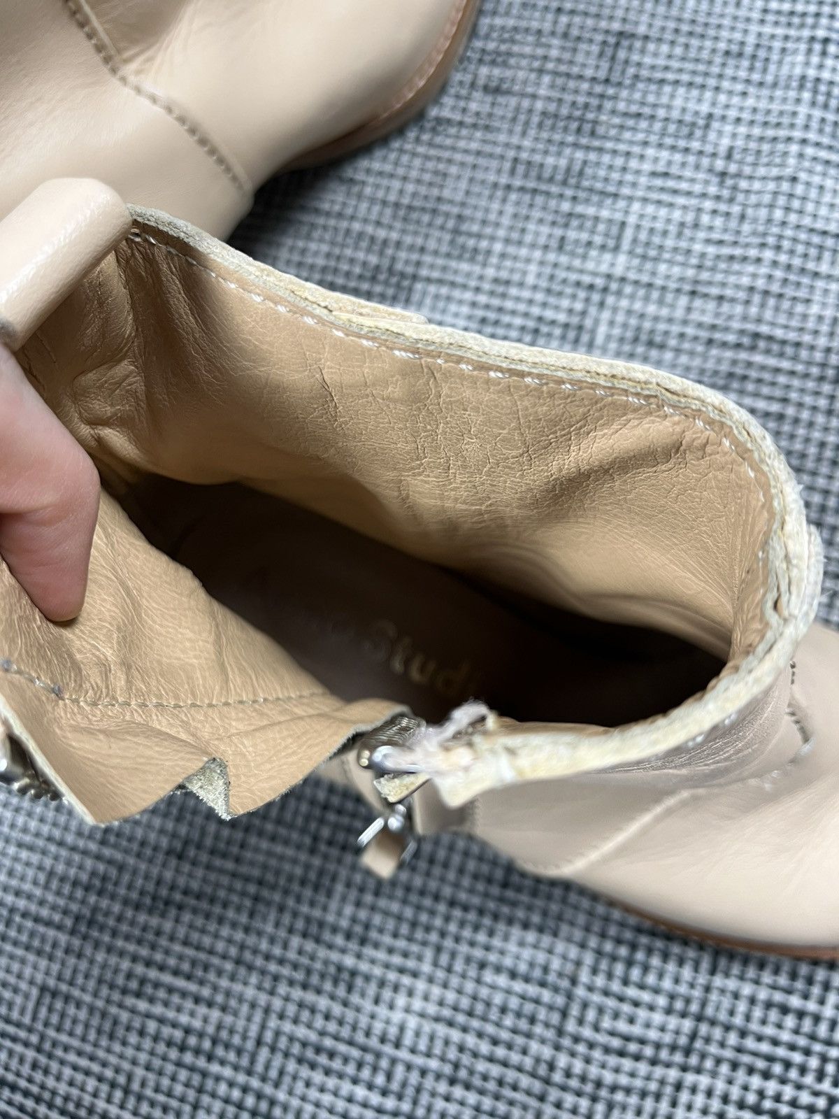 Acne Studios × Designer Acne studios zip up ankle pistol boots 39 eu Size US 8 / IT 38 - 8 Thumbnail