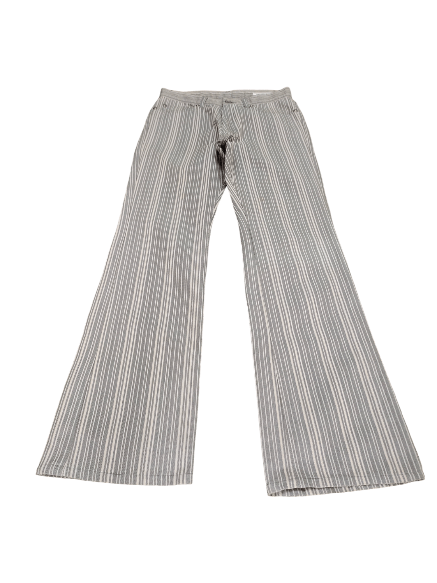semanticdesign Flare Denim Pants Semantic Design Striped Boot Cut Y2k Lgb Size US 28 / EU 44 - 2 Thumbnail