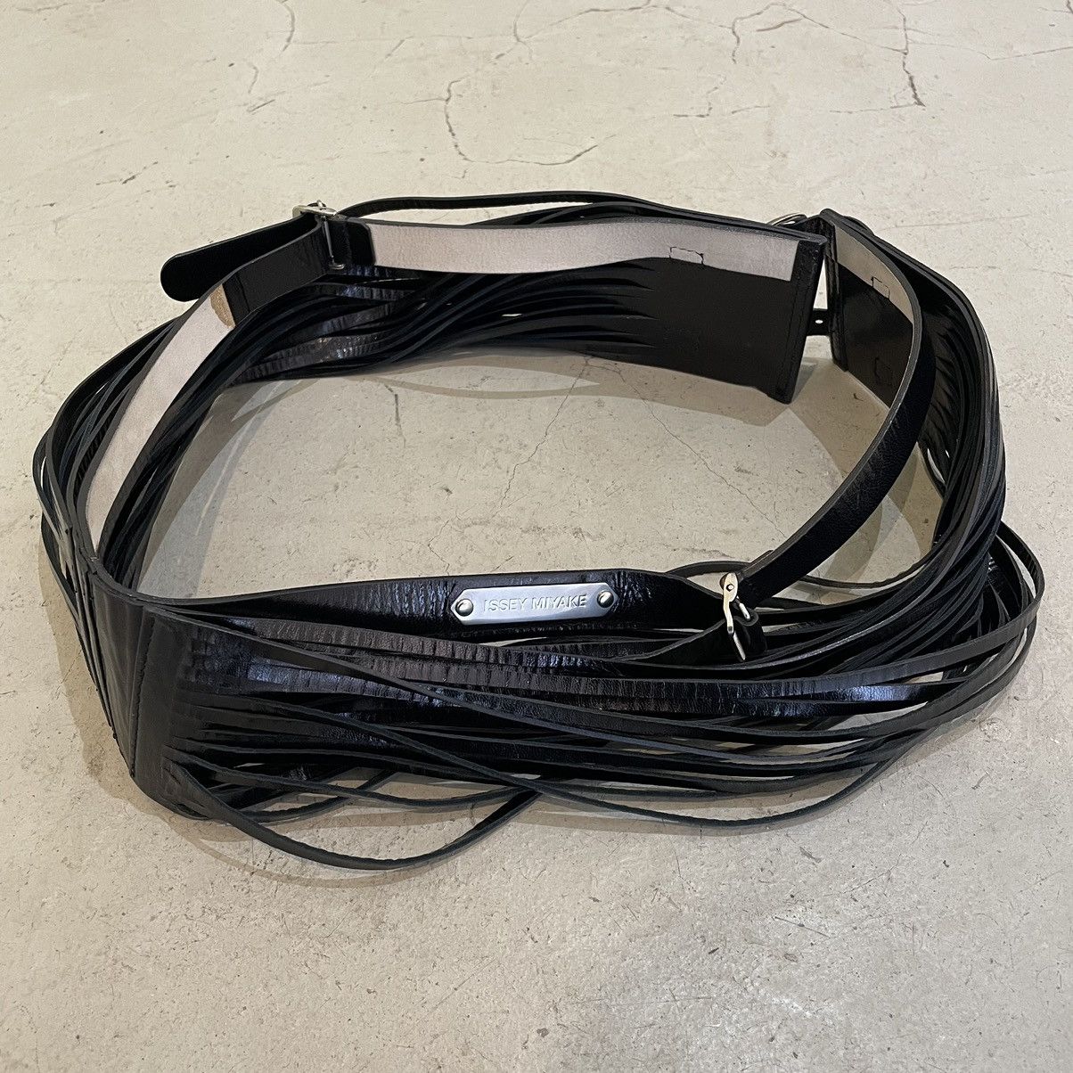 Issey Miyake Issey miyake laced leather belt corset Size ONE SIZE - 1 Thumbnail