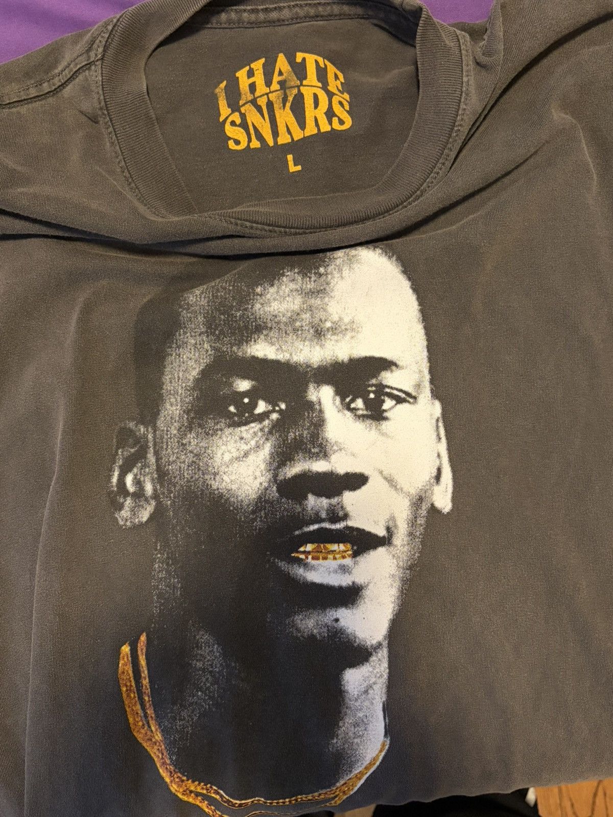 Other Michael Jordan Gold Grill - I Hate SNKRS Size US L / EU 52-54 / 3 - 4 Thumbnail