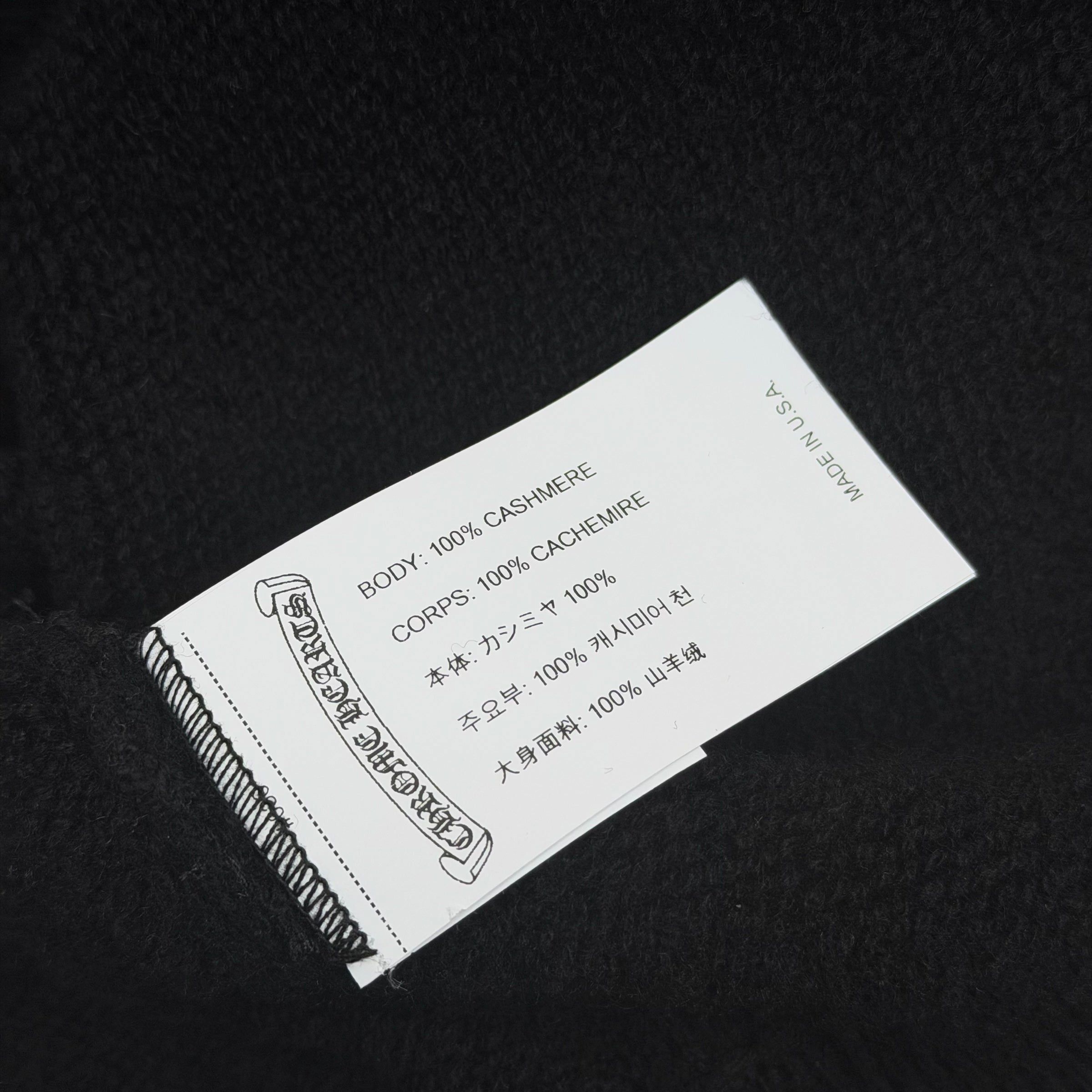Chrome Hearts Chrome Hearts Floral Sleeve Cashmere Hoodie L Size US L / EU 52-54 / 3 - 6 Thumbnail