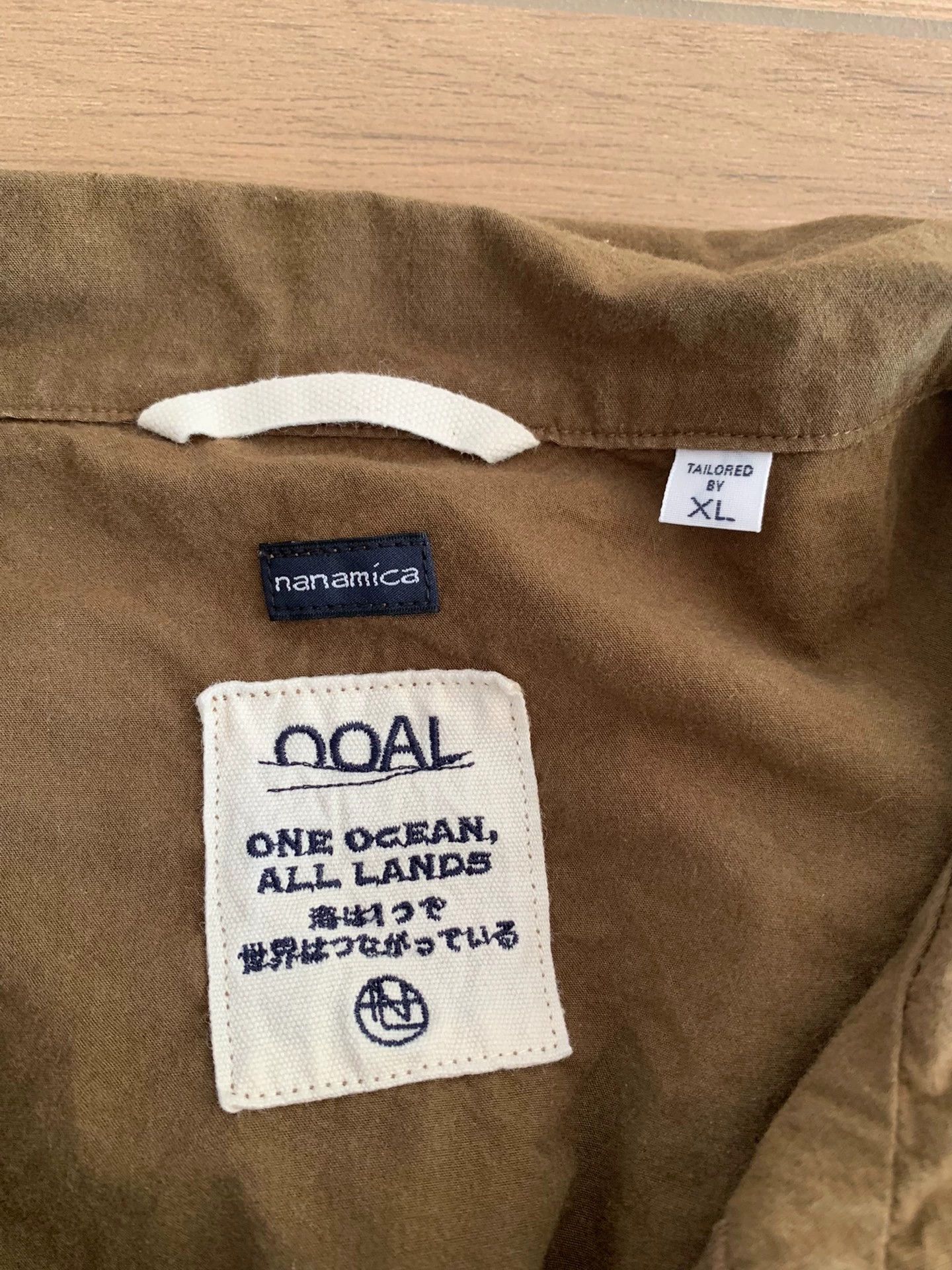 Nanamica NANAMICA Cotton Wool Deck 24AW Pocket Drawstring Jacket XL Size US XL / EU 56 / 4 - 2 Thumbnail