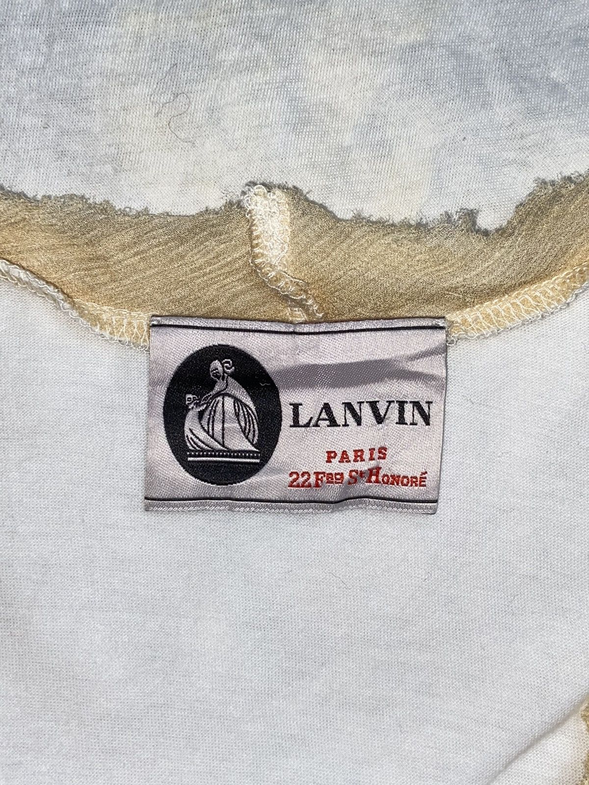 Lanvin LANVIN Motive T-Shirt Size US XS / EU 42 / 0 - 10 Thumbnail