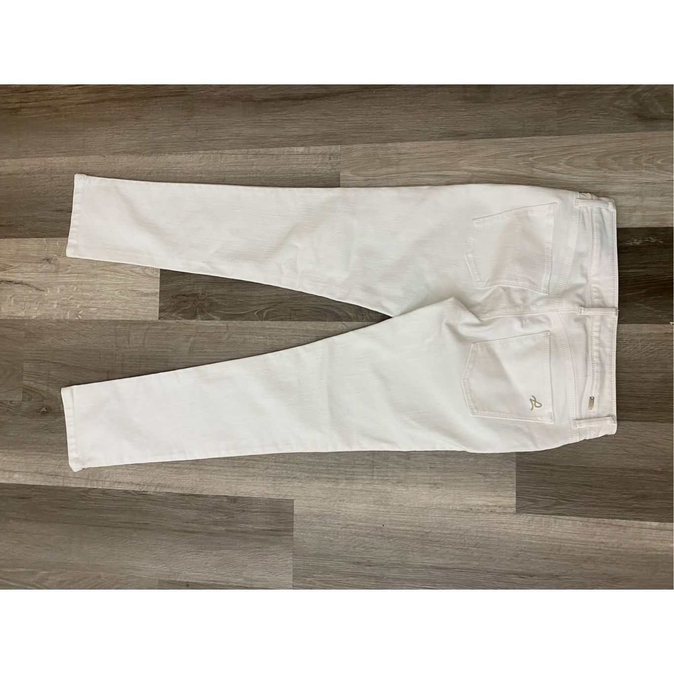 DL1961 DL1961 Angel Mid Rise Skinny Ankle Jeans in Milk White, Size Size 27" / US 4 / IT 40 - 10 Thumbnail