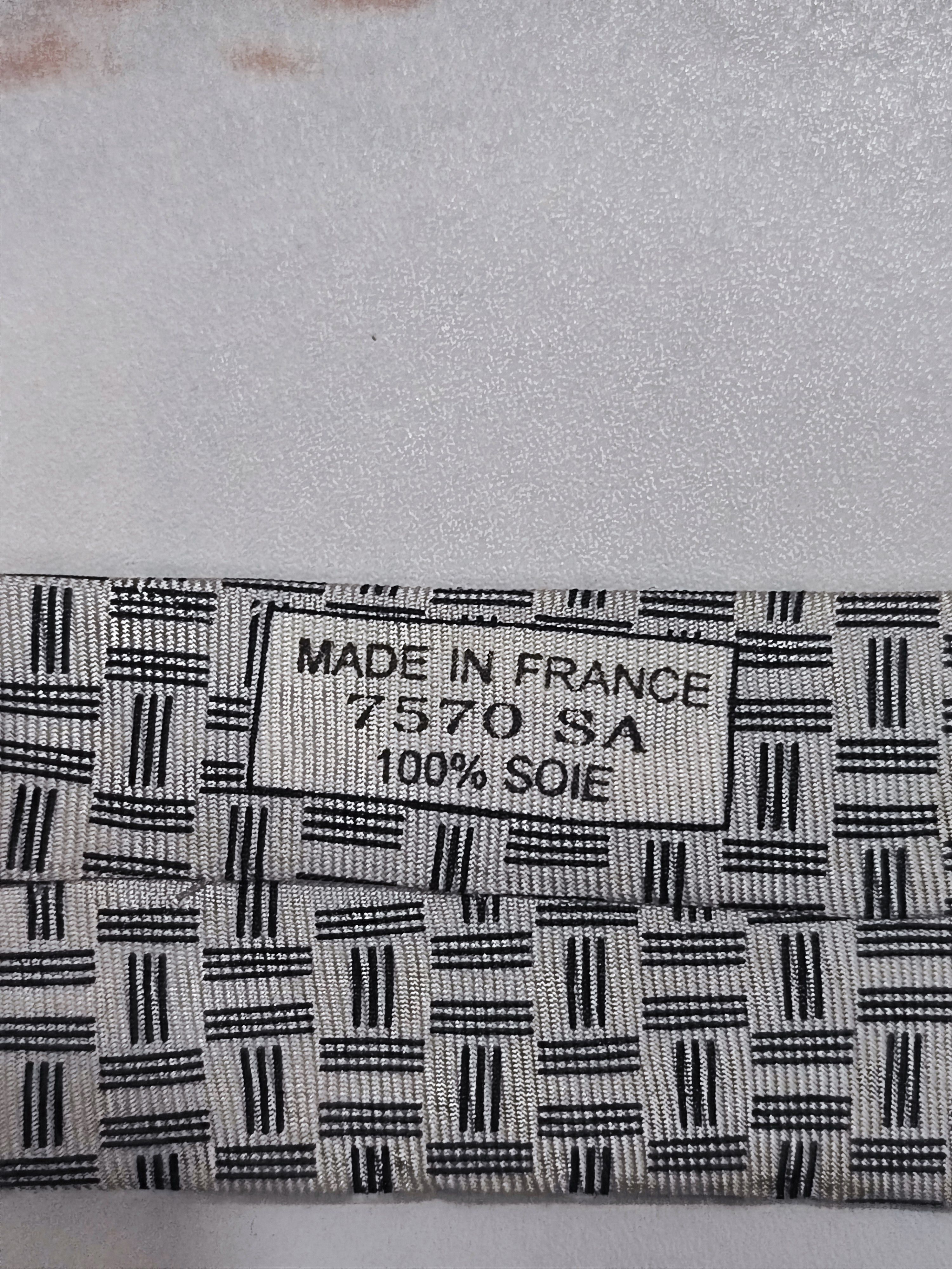 Hermes 2 pieces Luxury brand Hermes & Celine 100% Silk Tie Size ONE SIZE - 6 Thumbnail