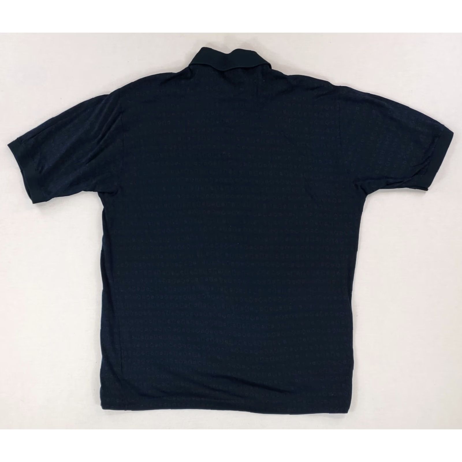 Vintage Bobby Jones Polo Shirt Blue Green Patterned Made in Italy Short Sleeve Mens L Size US L / EU 52-54 / 3 - 6 Thumbnail