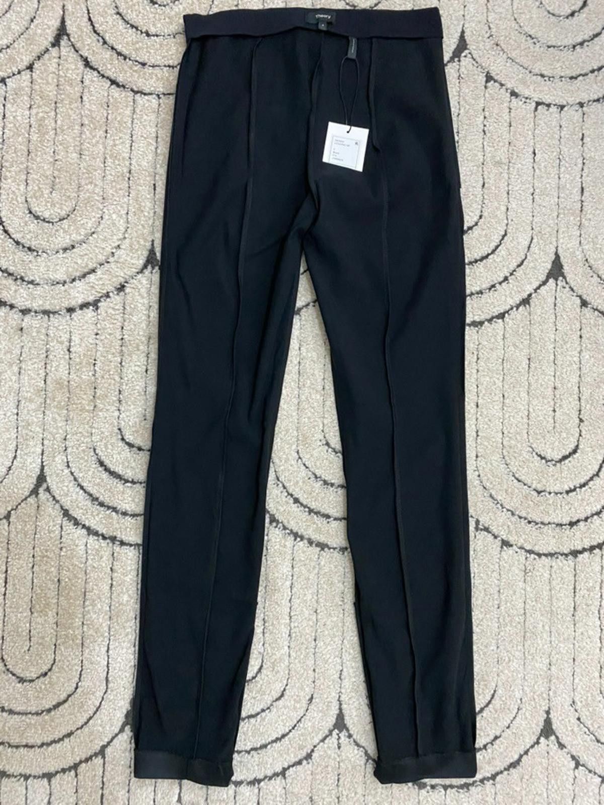 Theory NWT THEORY High-shine Legging with Ankle Zippers (US 4) Size 27" / US 4 / IT 40 - 7 Thumbnail