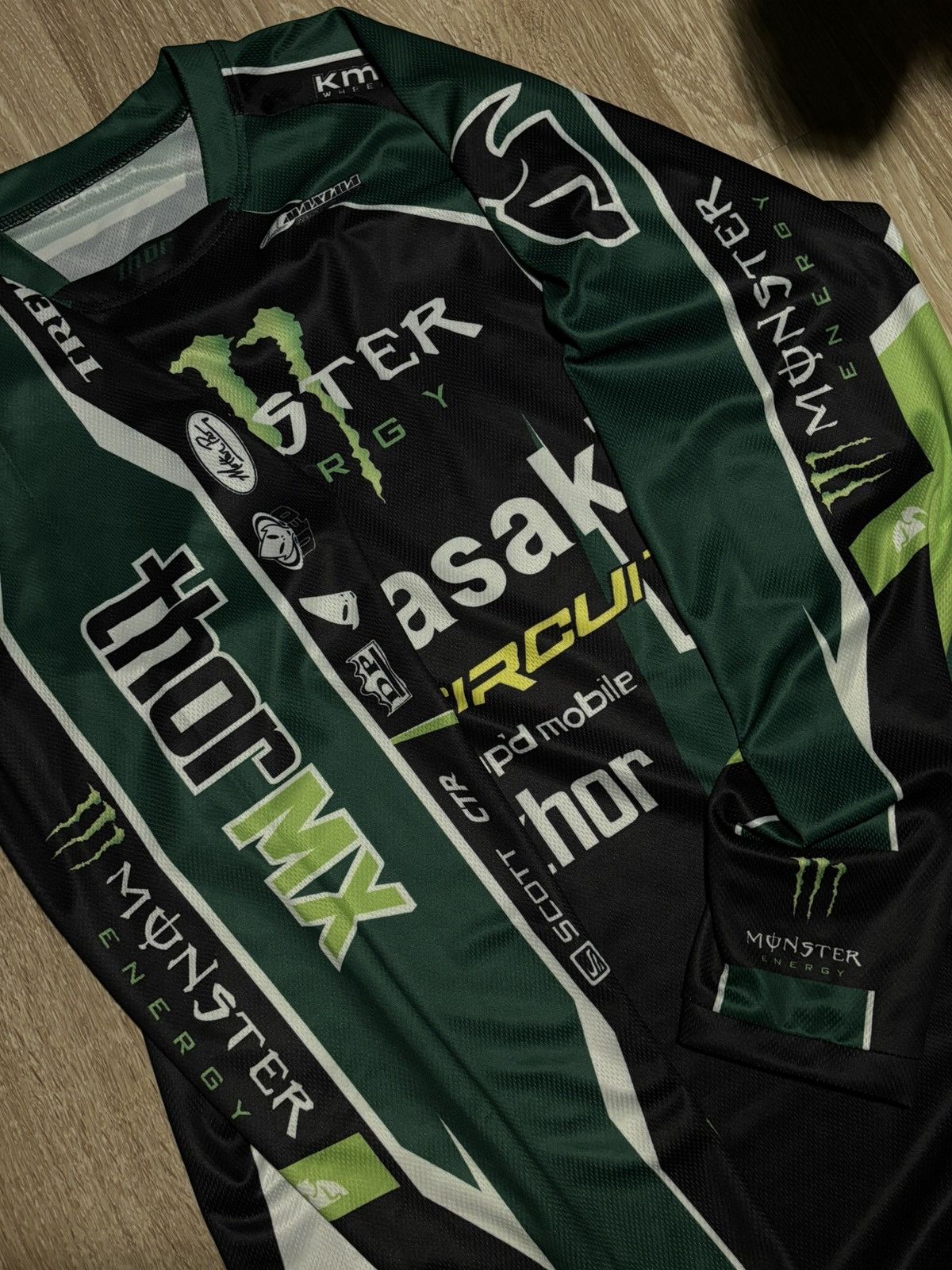 A$AP Rocky Grail Kawasaki Monster Energy Asap Rocky Jersey longslive Size US L / EU 52-54 / 3 - 5 Thumbnail