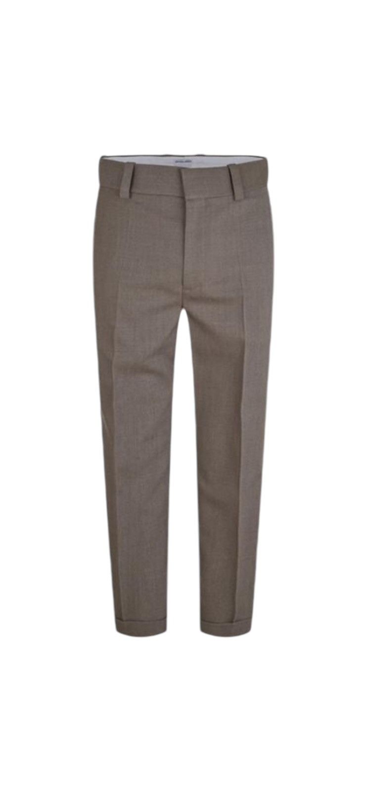 Bottega Veneta BOTTEGA VENETA WOOL TWILL CROPPED TROUSERS Size US 34 / EU 50 - 1 Thumbnail