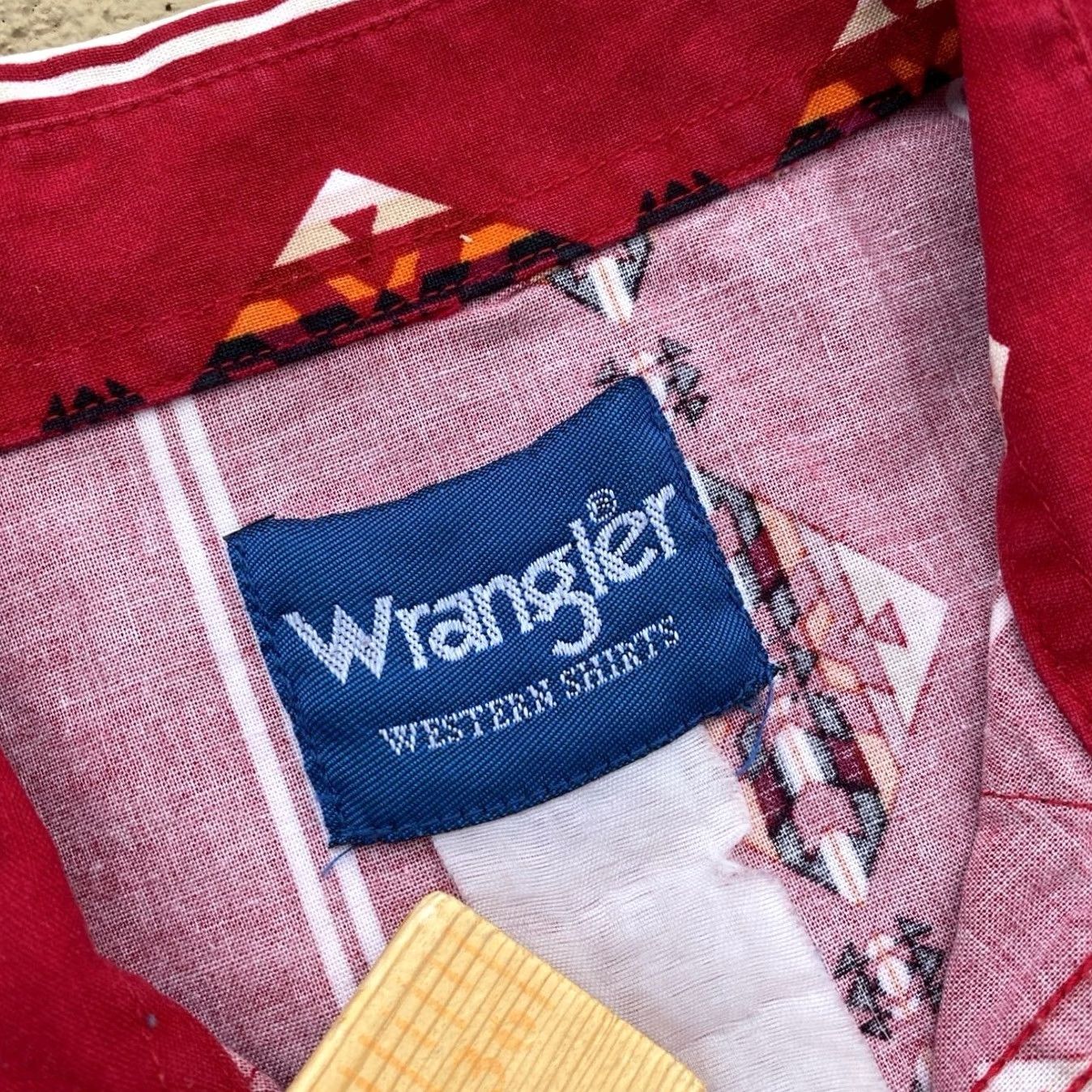 Wrangler VINTAGE Wrangler Shirt Mens Large Bull Rider 1990s Red Pearl Snap Western Wear Size US L / EU 52-54 / 3 - 3 Thumbnail