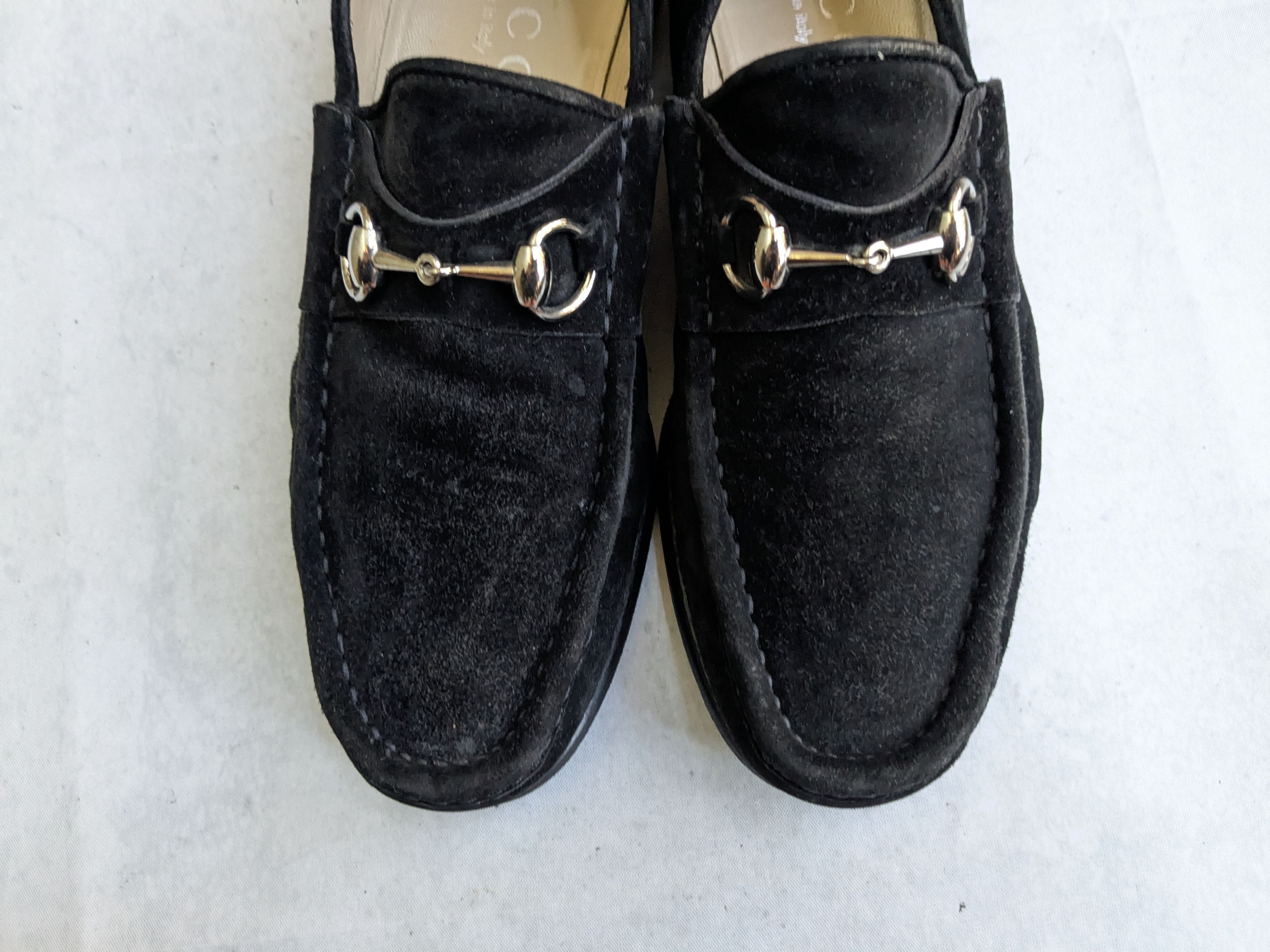 Gucci Gucci Horsebit Loafers Black Suede 9 D Suede Leather Slip On Size US 9 / EU 42 - 3 Thumbnail