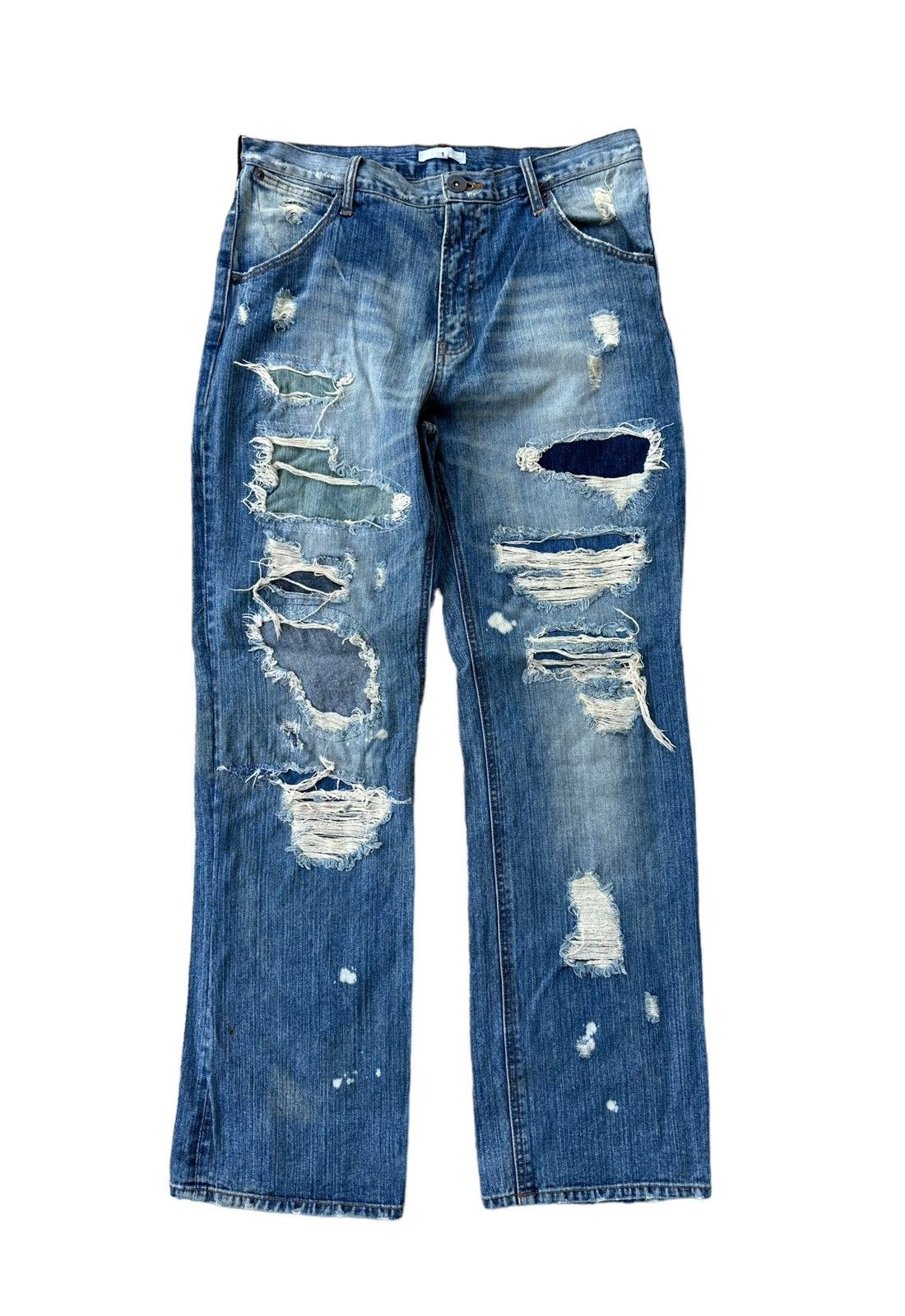 Hysteric Glamour distressed style jeans Size US 32 / EU 48 - 6 Thumbnail