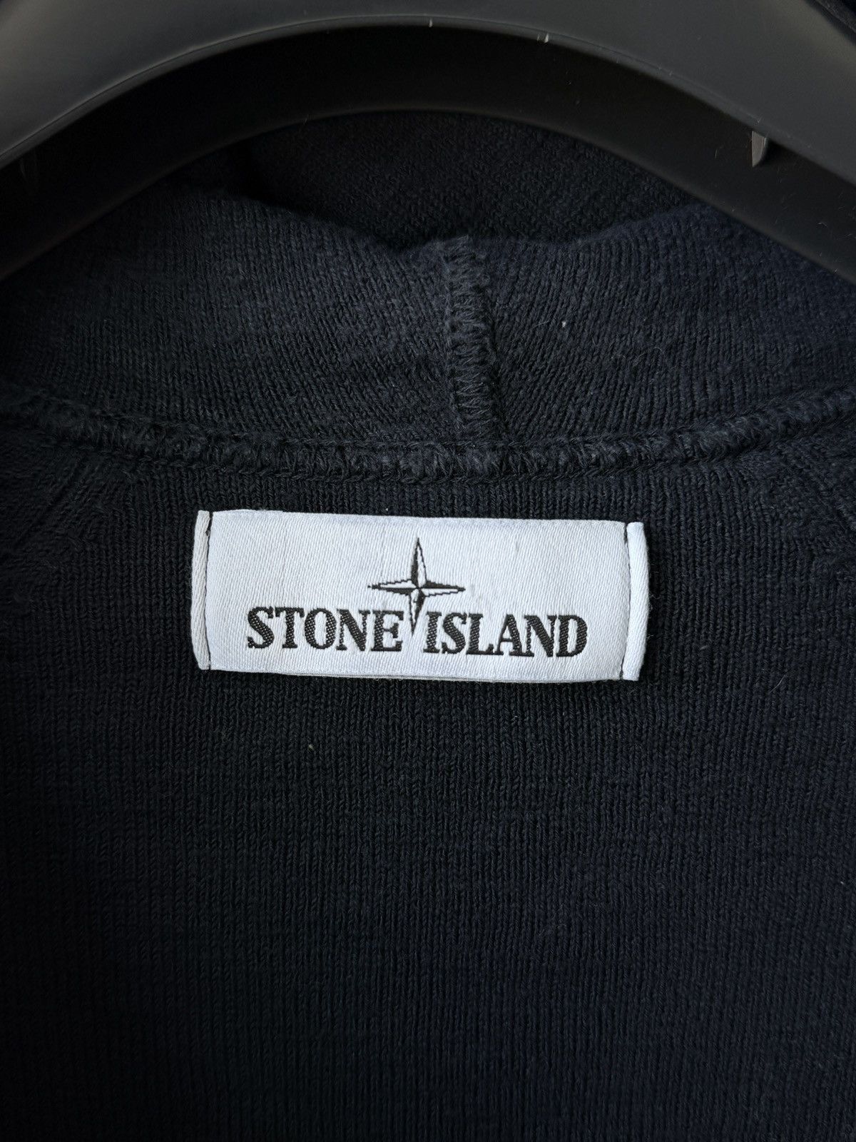 Stone Island Stone Island Knitted Zip Up Hoodie Navy Blue Knitwear Rare Size US L / EU 52-54 / 3 - 7 Thumbnail