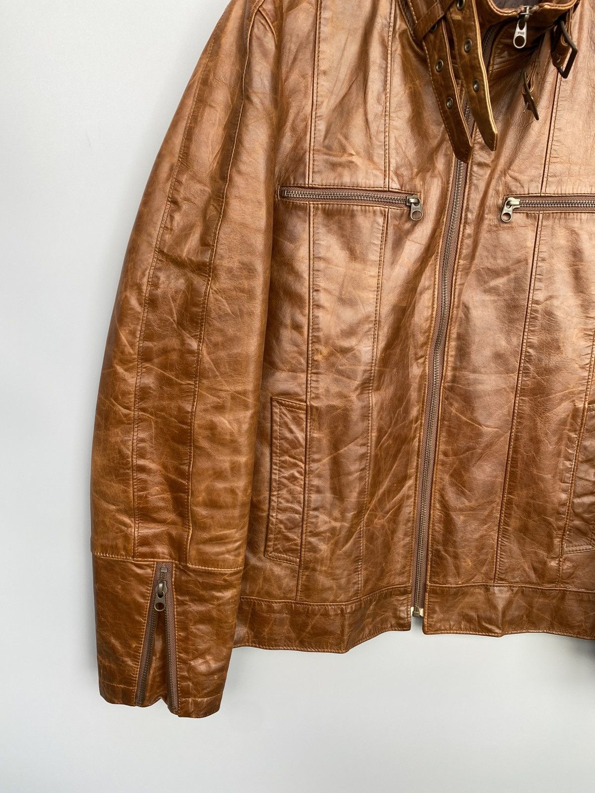 Tornado Mart 2000’s- Tornado Mart- Horsehide Leather Jacket Size US S / EU 44-46 / 1 - 3 Thumbnail