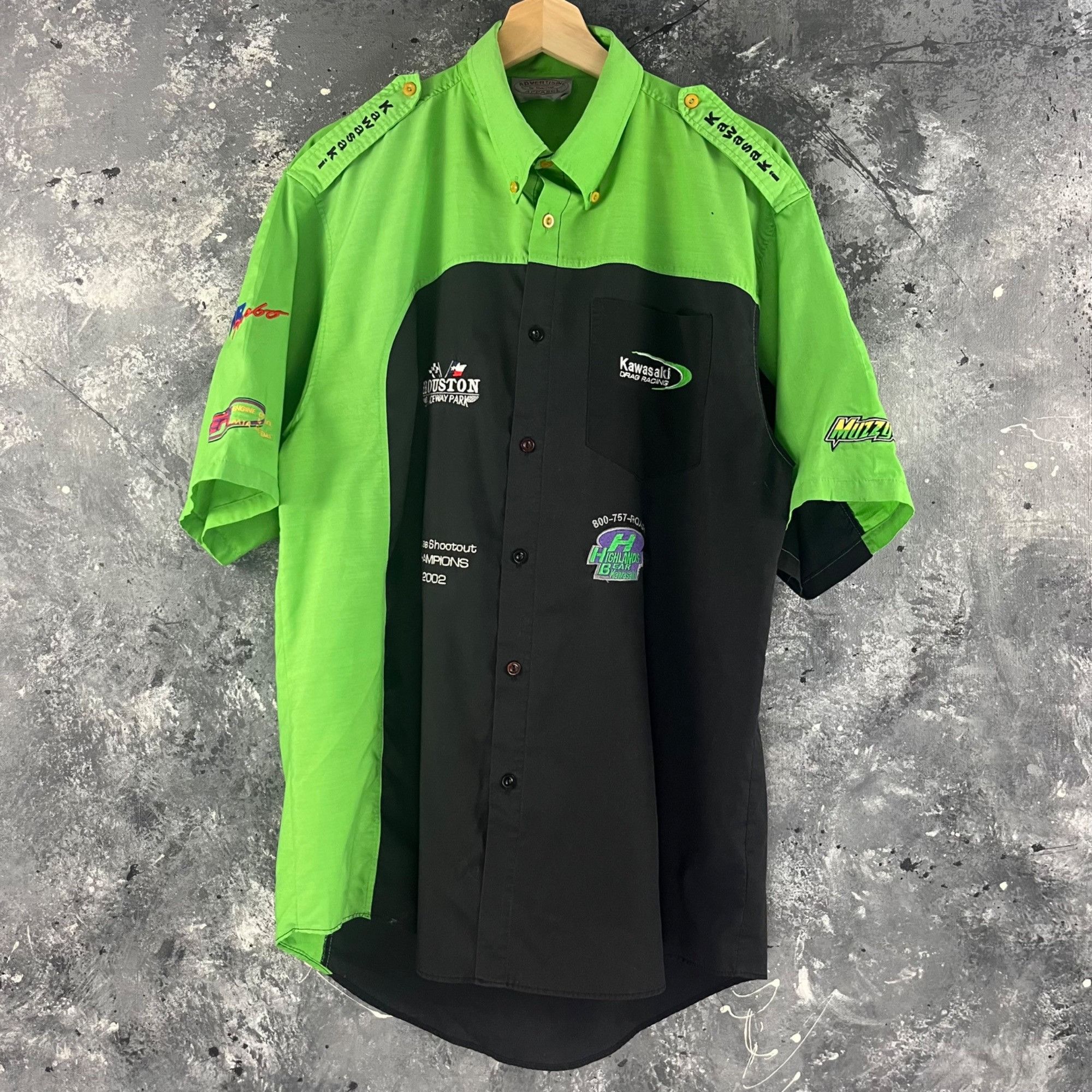 Vintage Vintage Houston Raceway park shirt Size US XL / EU 56 / 4 - 1 Thumbnail