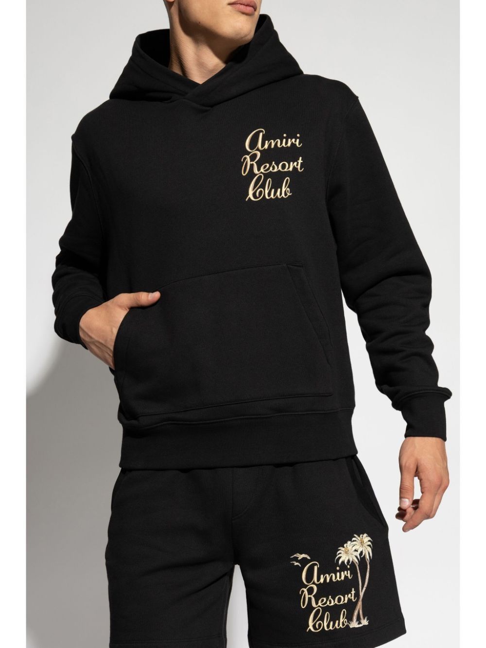 Amiri o1s1wg110625 Resort Club Logo Hoodie in Black Size US S / EU 44-46 / 1 - 4 Thumbnail
