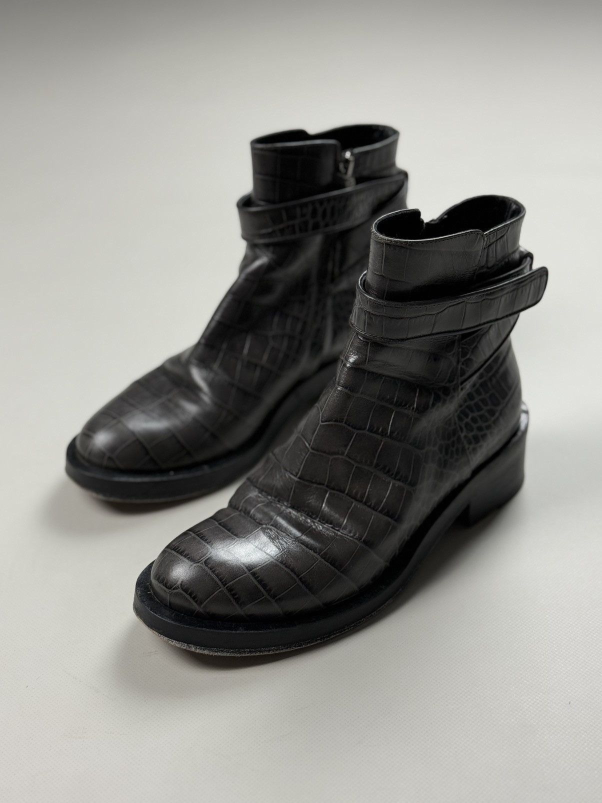 DOROTHEE SCHUMACHER Schumacher Ladies Leather Ankle Zip Combat Boots Size 38 Size US 8 / IT 38 - 11 Thumbnail