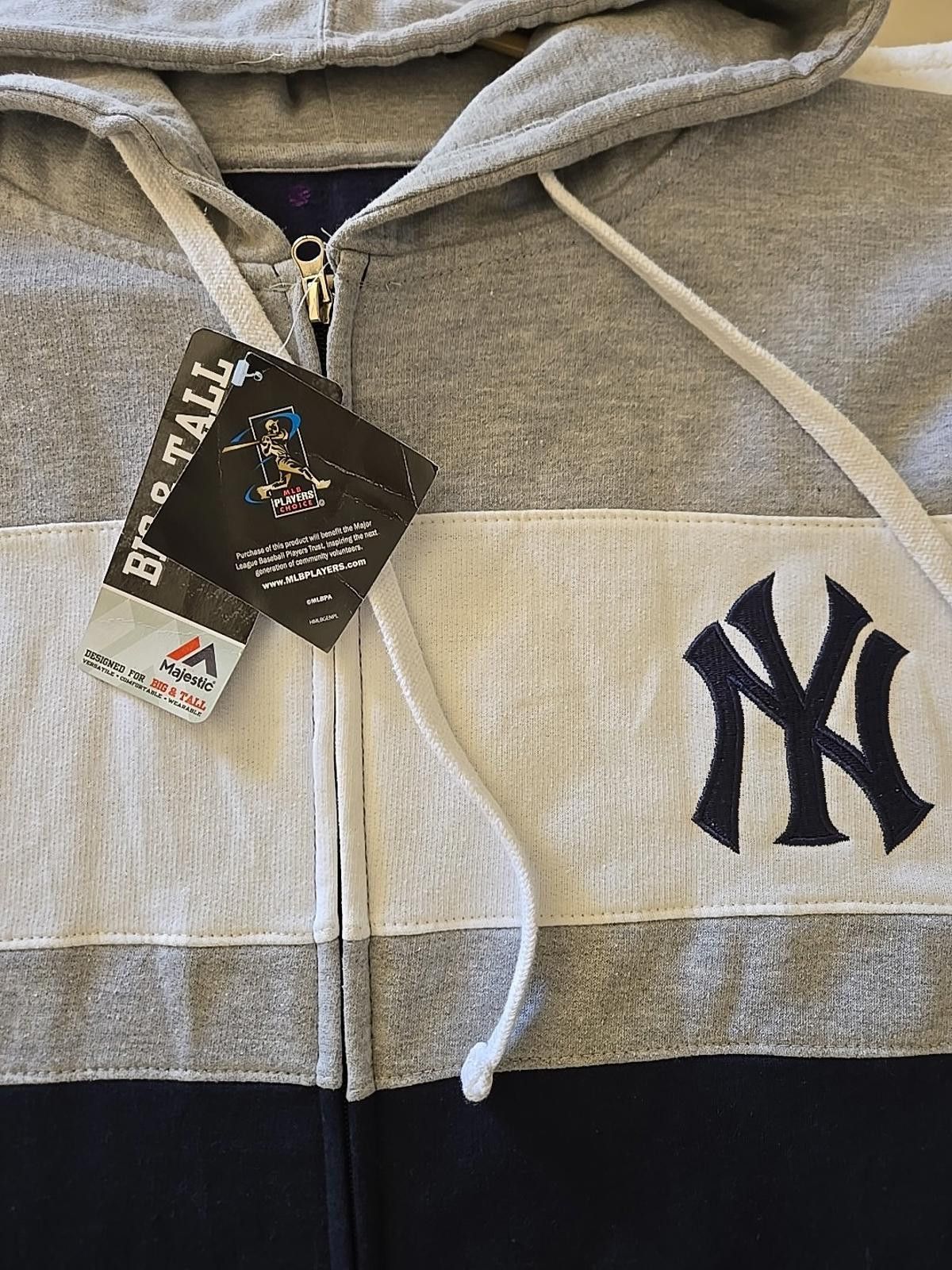 Majestic Aaron Judge 99 NY Yankees MLB Majestic Full-Zip Hoodie 3XLT Size US XXL / EU 58 / 5 - 2 Thumbnail