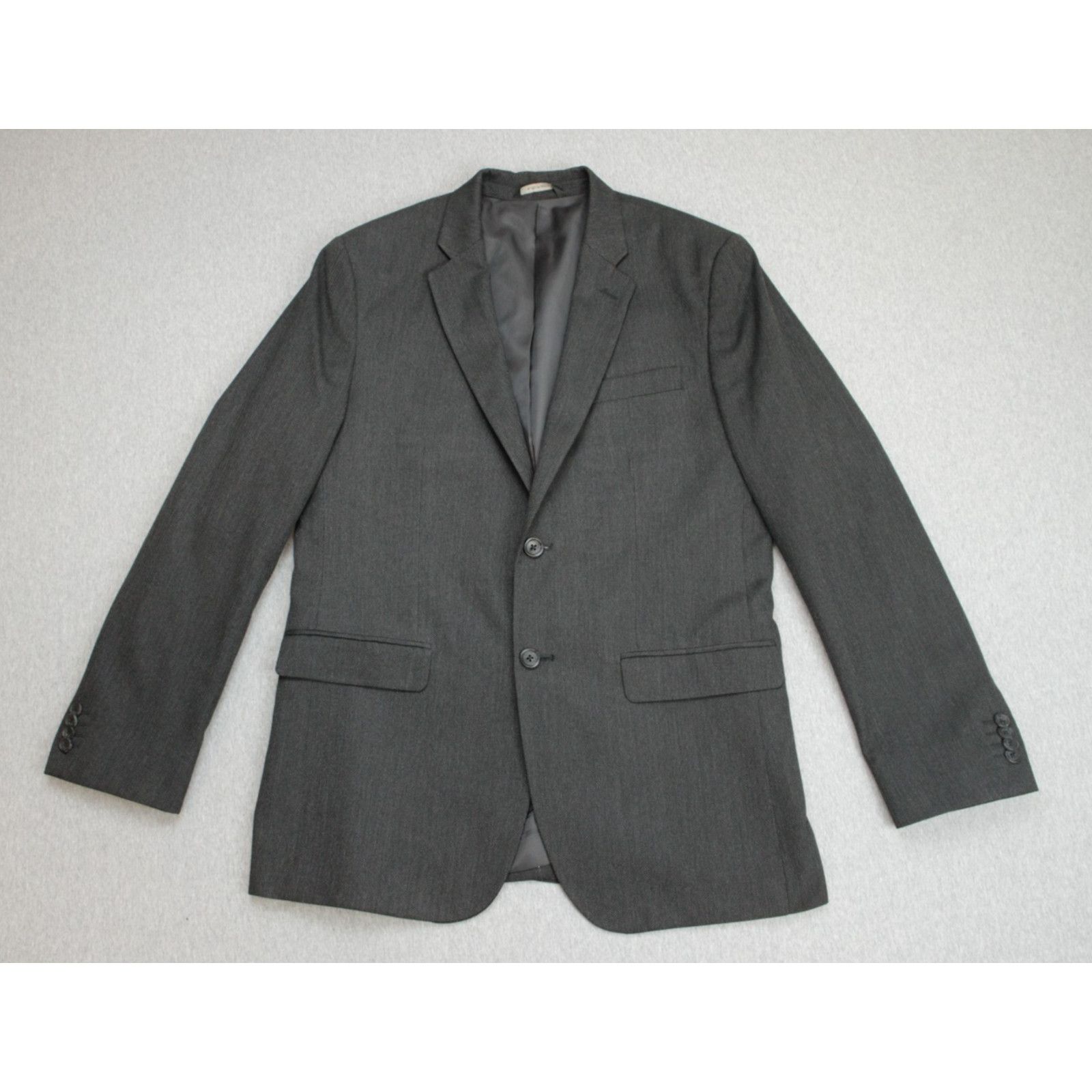 Banana Republic Banana Republic Blazer Mens 42R Gray Tailored Fit 2 Buttons Size 42R - 2 Thumbnail