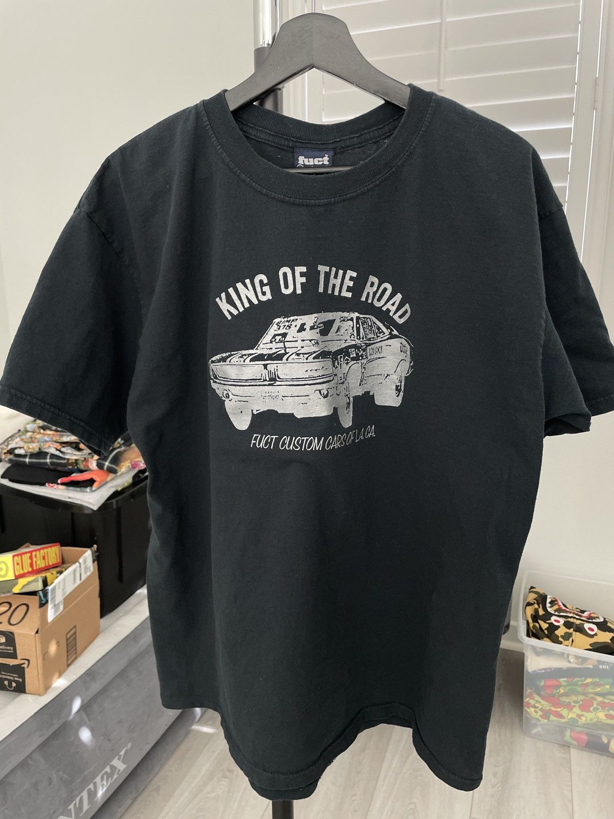 FUCT Fuct King of the Road Dodge Charger Tee Size US XL / EU 56 / 4 - 1 Thumbnail