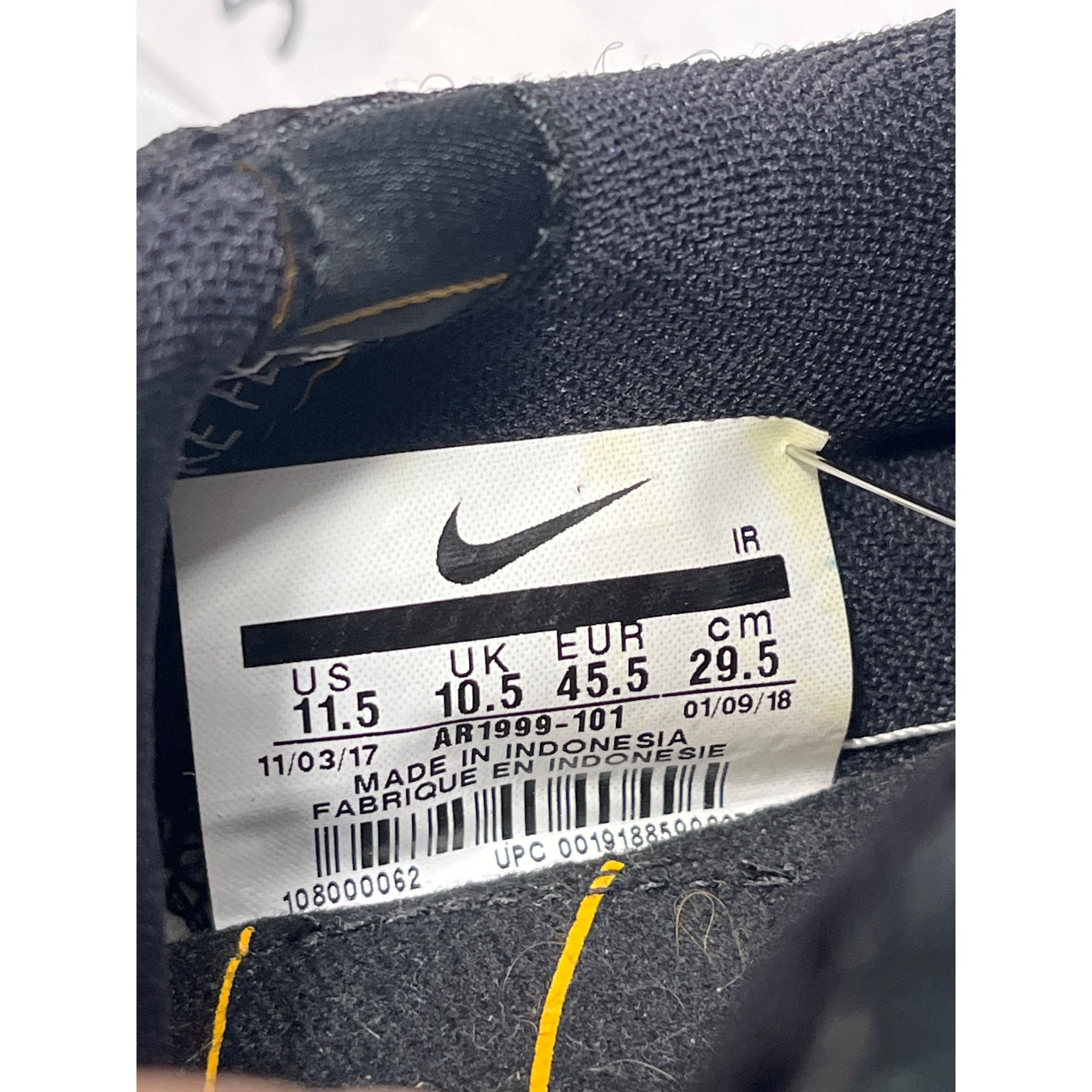 Nike Nike Mens Black and white Shox Gravity Shoes Size 11.5 SKU 7 Size US 11.5 / EU 44-45 - 8 Thumbnail