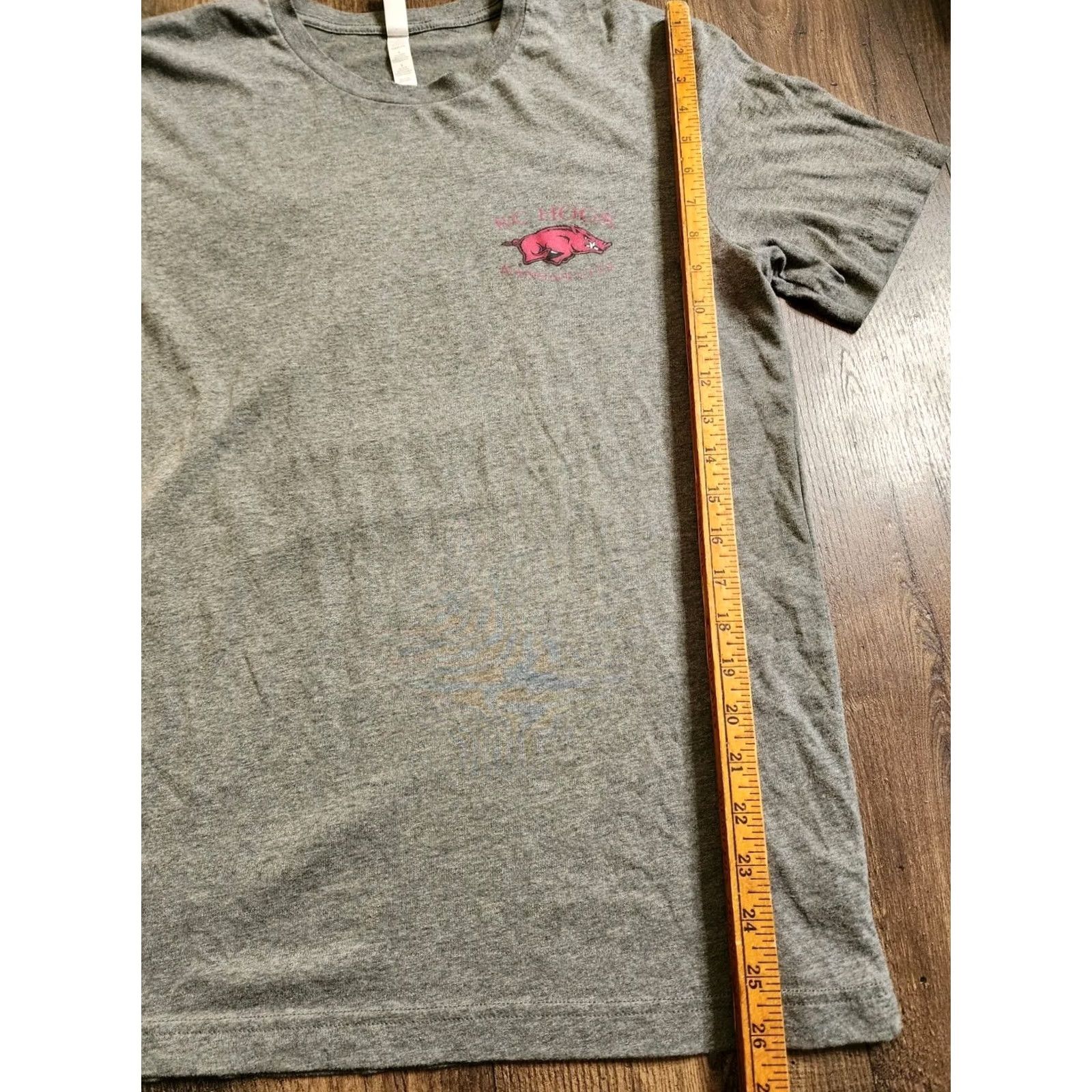 Doublet Canvas Adult L Kansas City Hogs Skyline Razorbacks T Shirt Double Sided Red Cotton Blend Crew Neck Short Sleeve Knit T-Shirt Womens Size L / US 10 / IT 46 - 3 Thumbnail