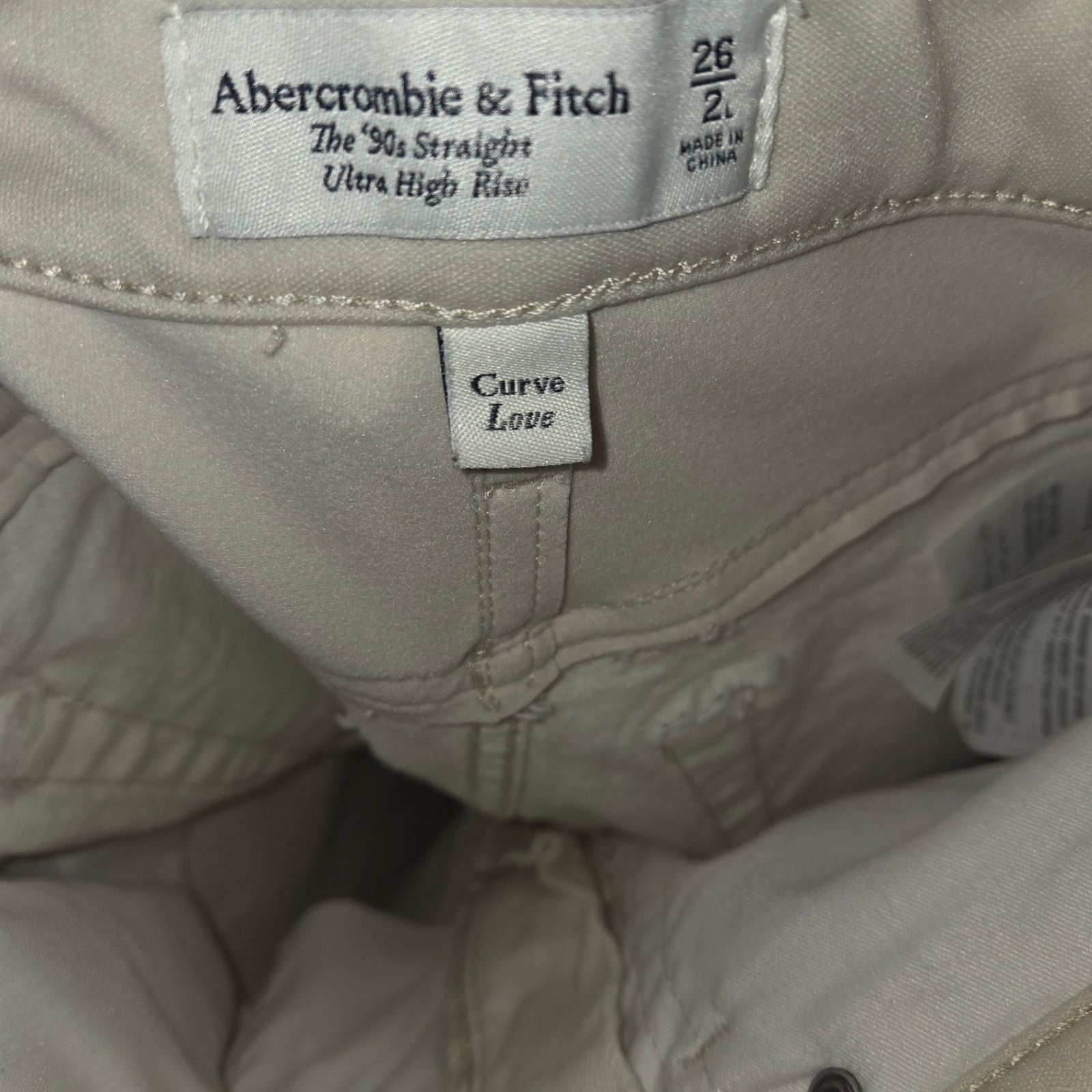 Abercrombie & Fitch Abercrombie & Fitch Ultra High Rise Curve Love Jeans - 26/2 Size 26" / US 2 / IT 38 - 8 Thumbnail