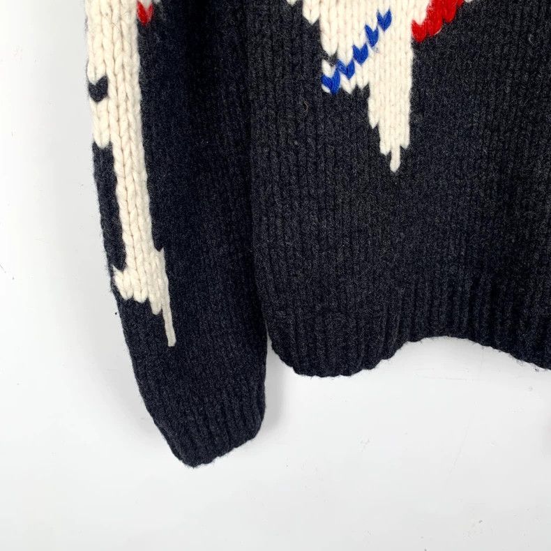 Other Louis Vuitton Black Airplane Intarsia Wool Crew Neck Long- Size US S / EU 44-46 / 1 - 4 Thumbnail
