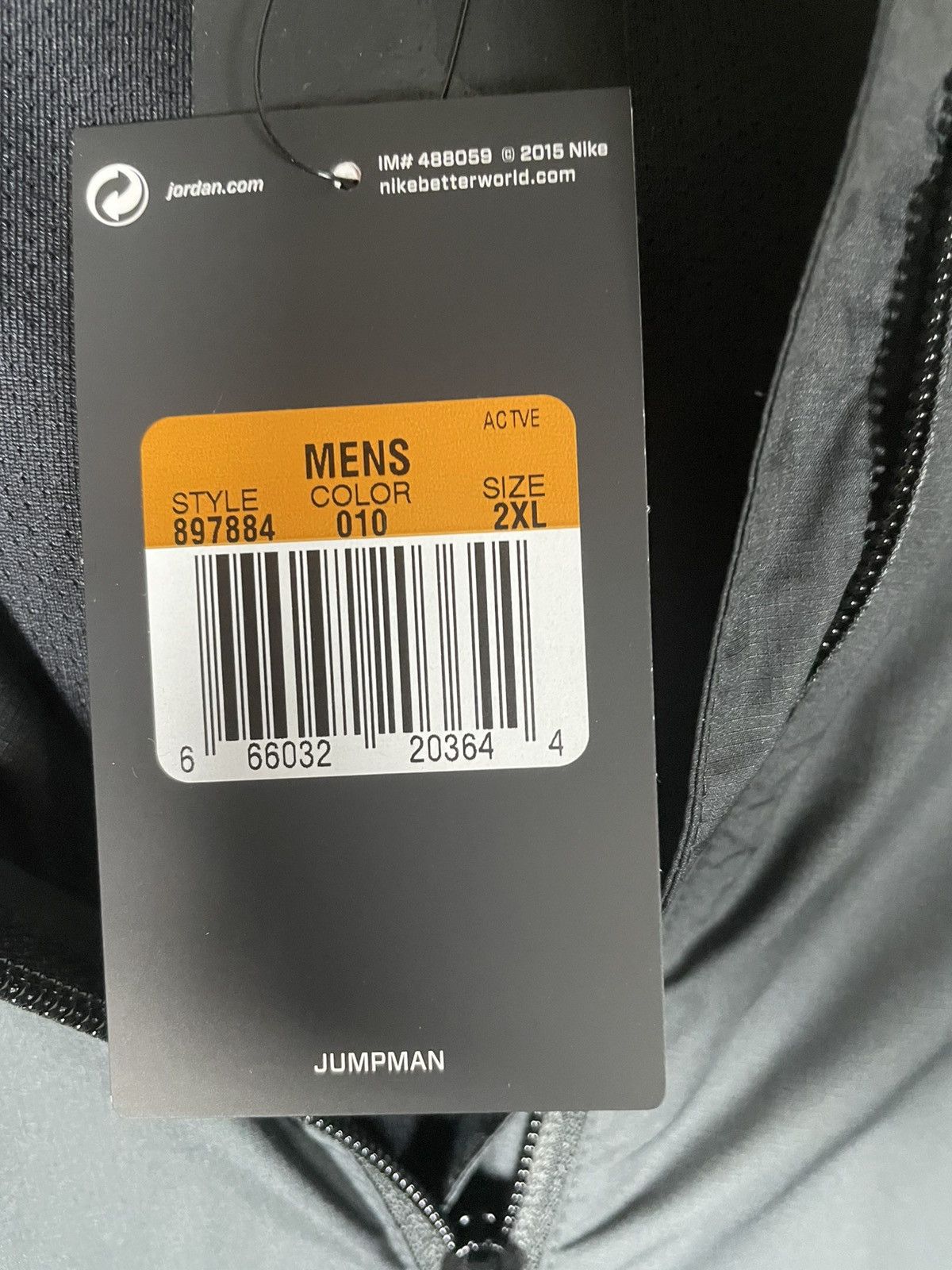 Jordan Brand Air Jordan Athleisure Casual Sports Zipper Hooded Jacket Size US XXL / EU 58 / 5 - 8 Thumbnail