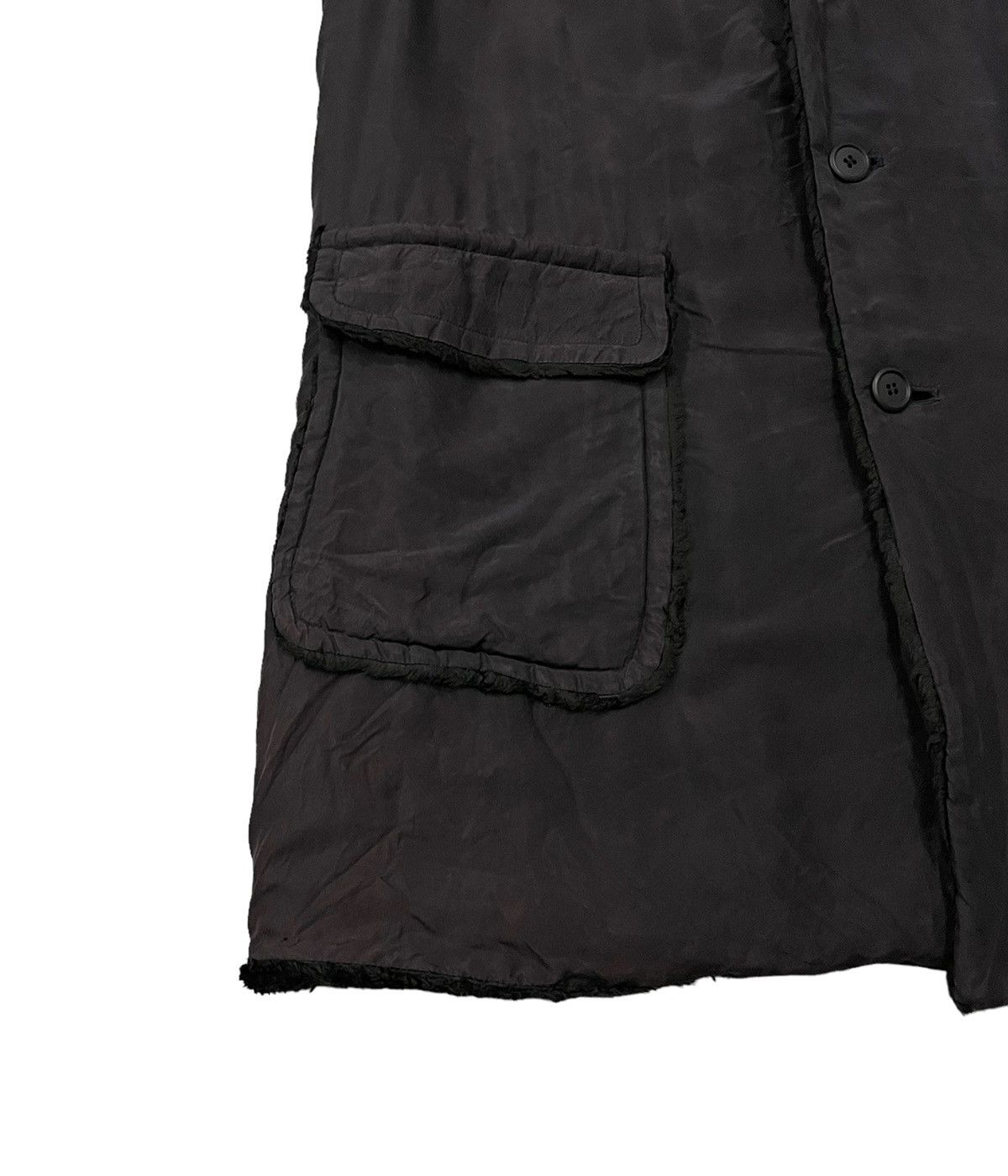 Yohji Yamamoto Vintage Y’s Bis Yohji Yamamoto Inner Fleece Overcoat Jacket Size XL / US 12-14 / IT 48-50 - 4 Thumbnail