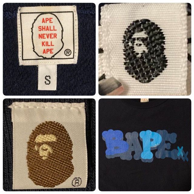 Bape × Kaws KAWS x BAPE CLOUD LOGO sweat shirt NAVY a bathing ape NIGO Size US S / EU 44-46 / 1 - 7 Thumbnail