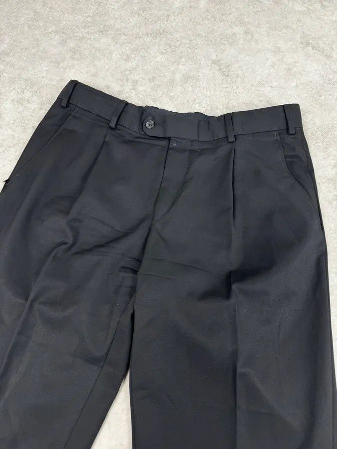 Balmain Balmain Black Wool Tailored Pants Size US 32 / EU 48 - 6 Thumbnail