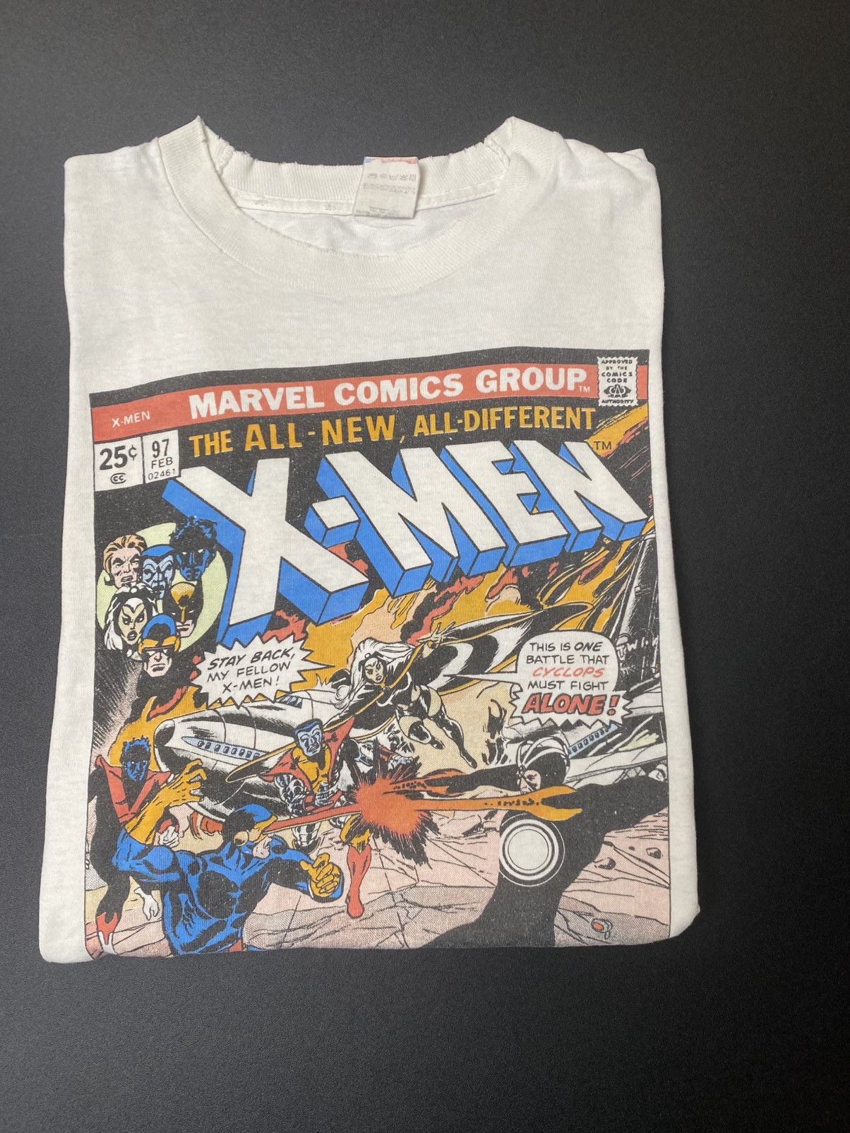 Fruit Of The Loom Vintage X-Men Marvel Comic T-Shirt Size XL Worn Size US XL / EU 56 / 4 - 1 Thumbnail