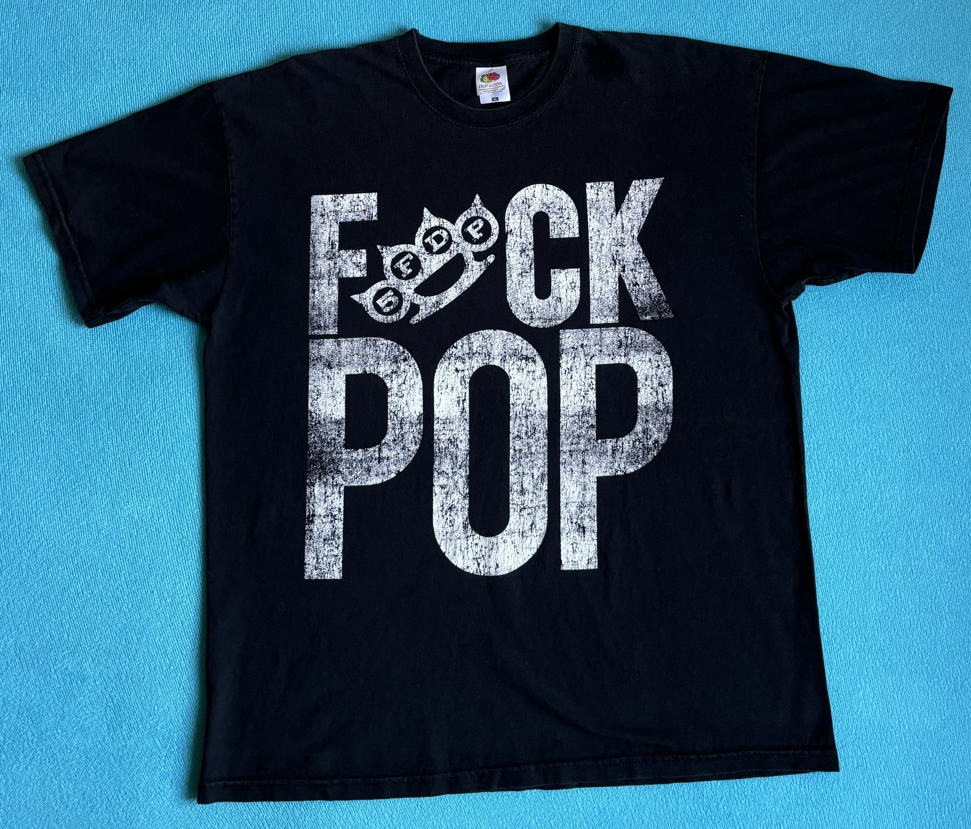 Band Tees Fuck Pop Let's Rock Fruit of the loom T-shirt Size. XL Size US XL / EU 56 / 4 - 5 Thumbnail