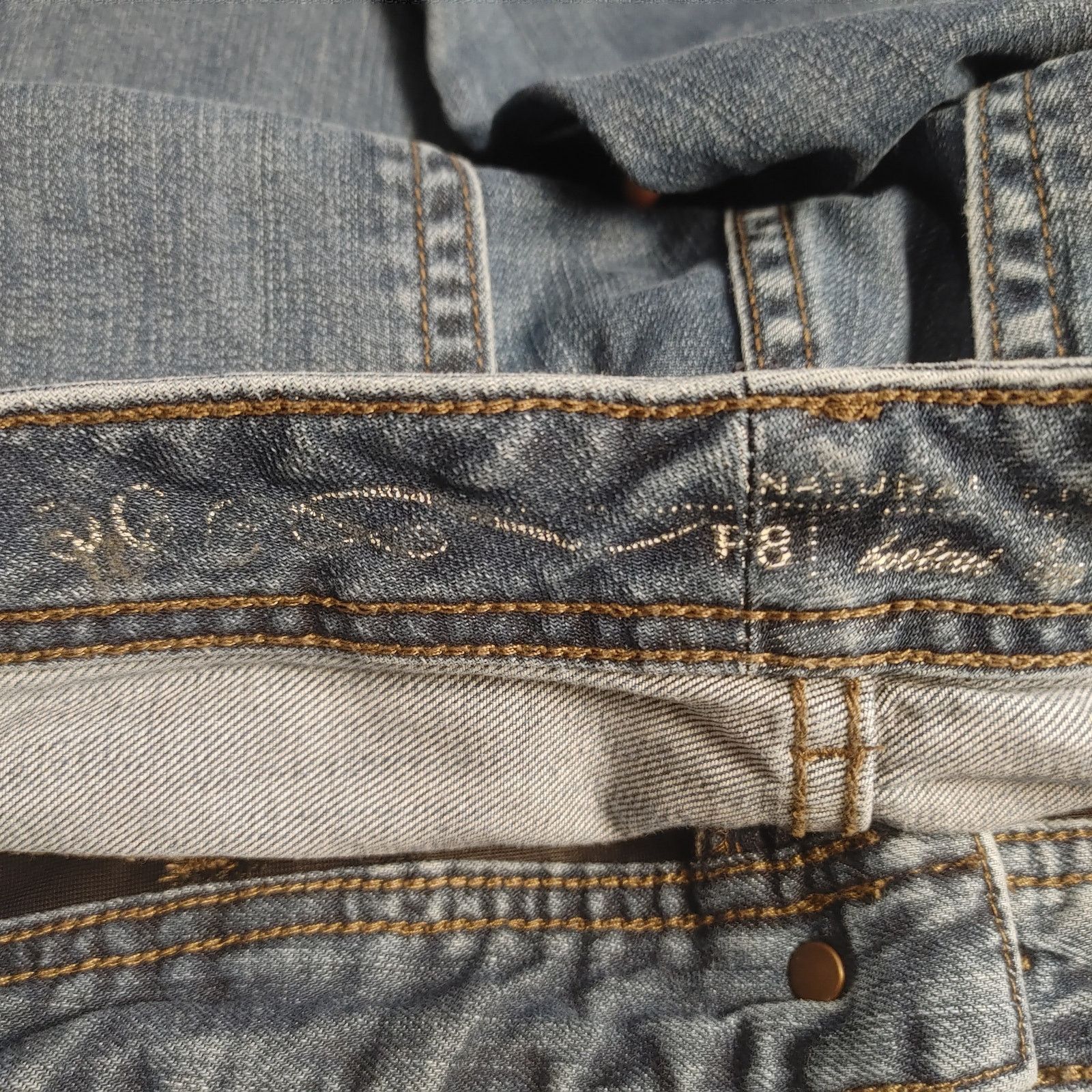 Other Women's Petites 8 Blue Medium Washed Denim Wide Leg Jeans Size 30" / US 8 / IT 44 - 3 Thumbnail