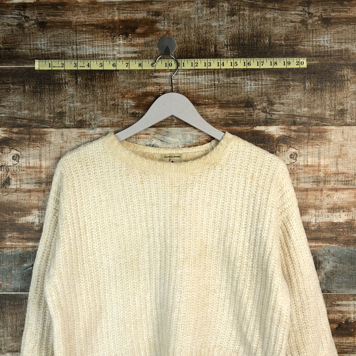 Global Work × Homespun Knitwear Global Work thrashed vintage Knitwear #A1242 Size S / US 4 / IT 40 - 2 Thumbnail