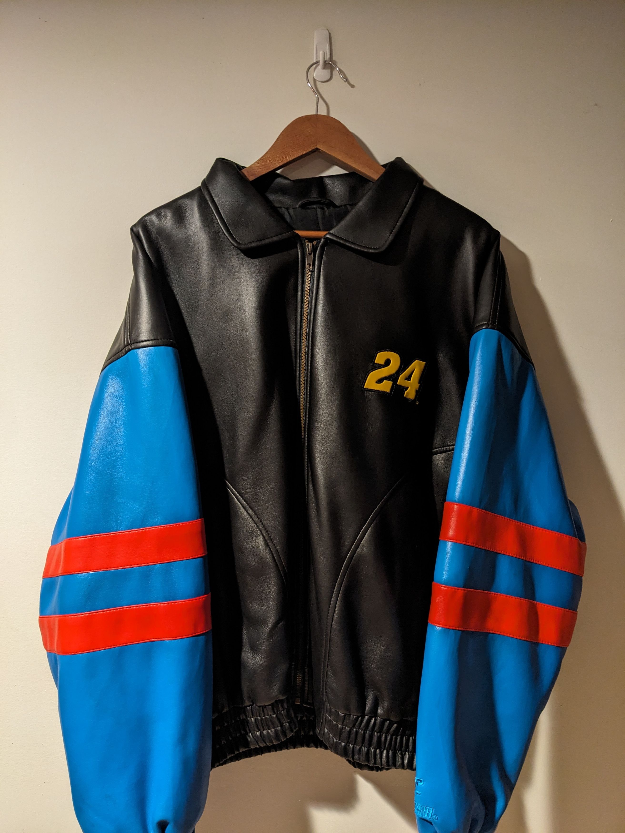 Chase Authentics × NASCAR × Vintage Vintage Jeff Gordan Nascar Chase Authentic Pleather Jacket Size US L / EU 52-54 / 3 - 1 Thumbnail