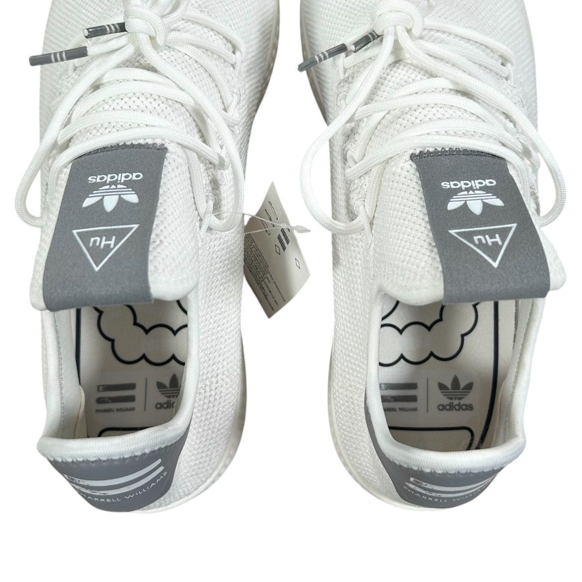 Adidas Adidas Pharrell Tennis HU Grey & White Sneakers Size US 10.5 / EU 43-44 - 6 Thumbnail