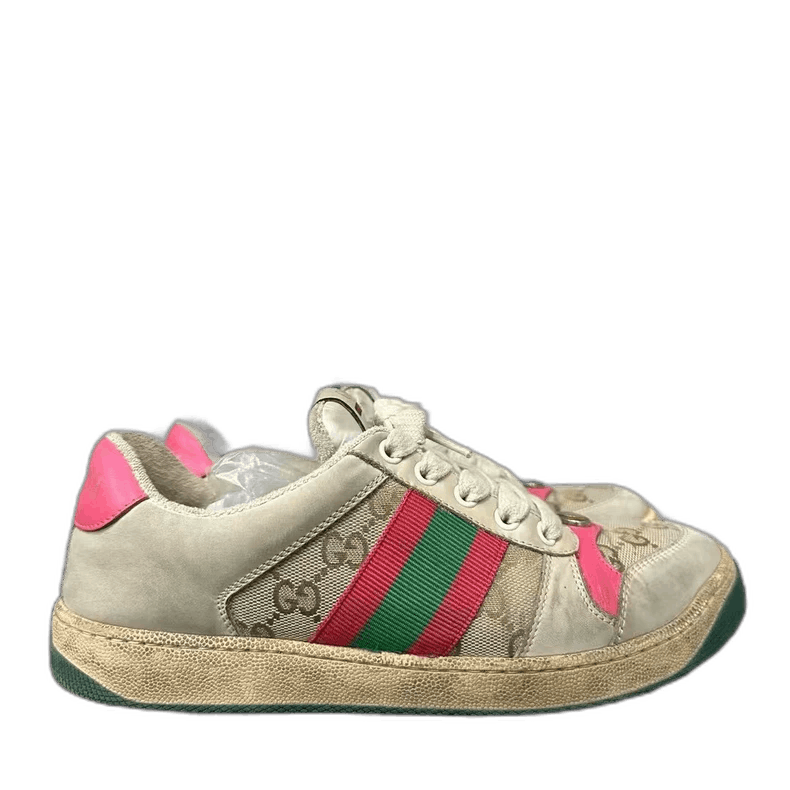 Gucci Gucci Pink Dirty Sneakers-yf Size US 7.5 / EU 40-41 - 1 Thumbnail