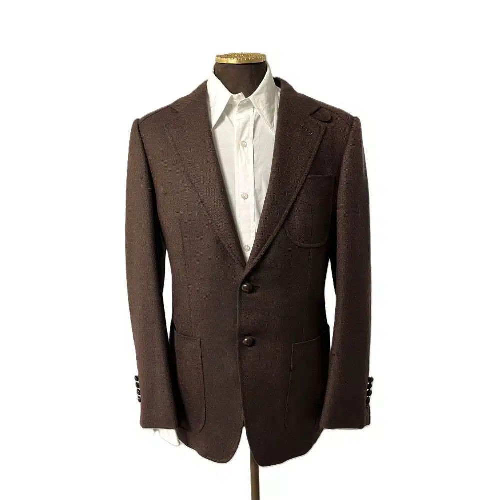 Tom Ford o1loc1c0925 11JC40 Wool Jacket in Brown Size US M / EU 48-50 / 2 - 1 Preview