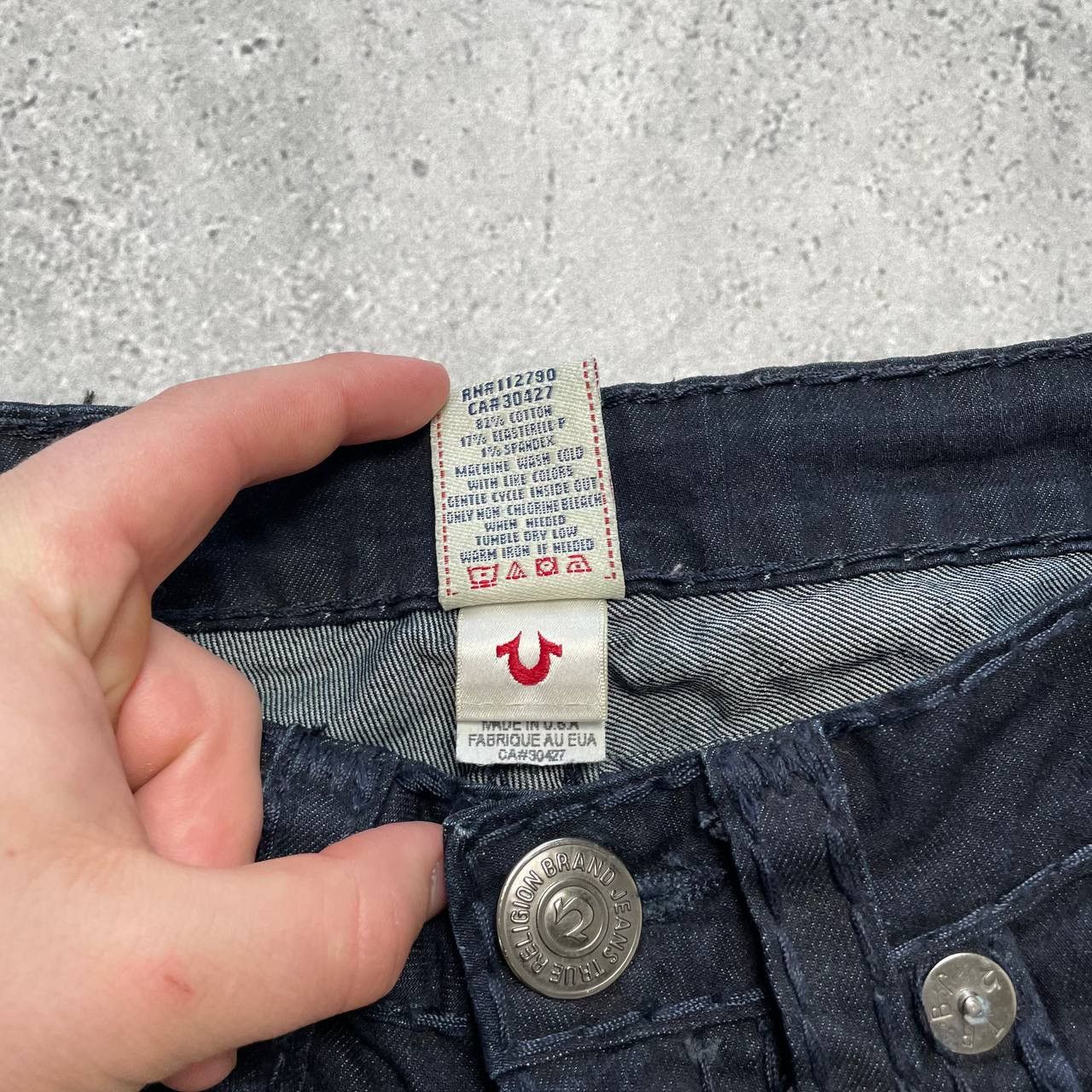 True Religion True Religion Julie Super T Skinny Jeans Women’s Blue Size 29" - 17 Thumbnail