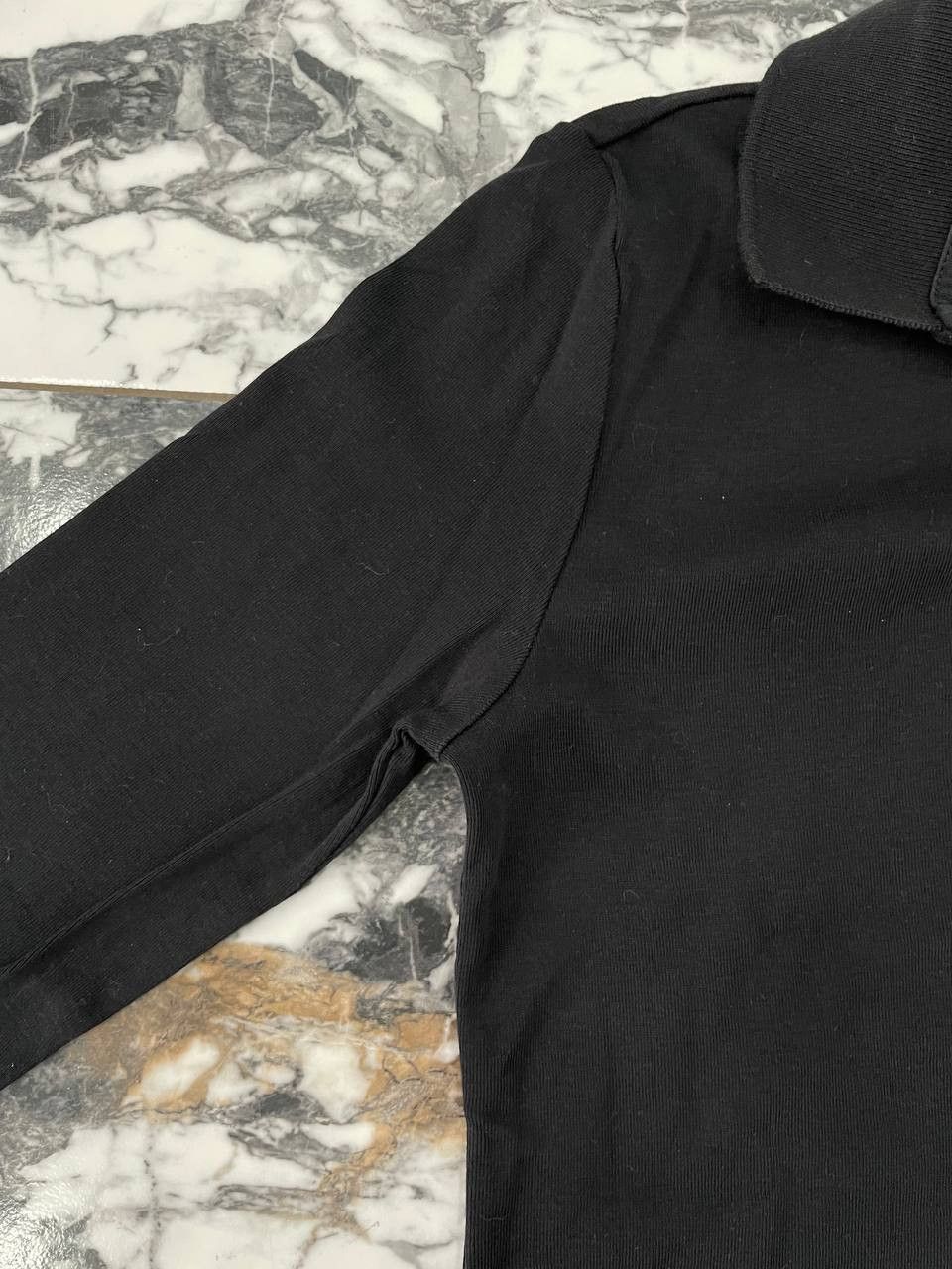 Polo Ralph Lauren Lauren Ralph Lauren Women's Black Polo Shirt Long Sleeve Size S / US 4 / IT 40 - 3 Thumbnail