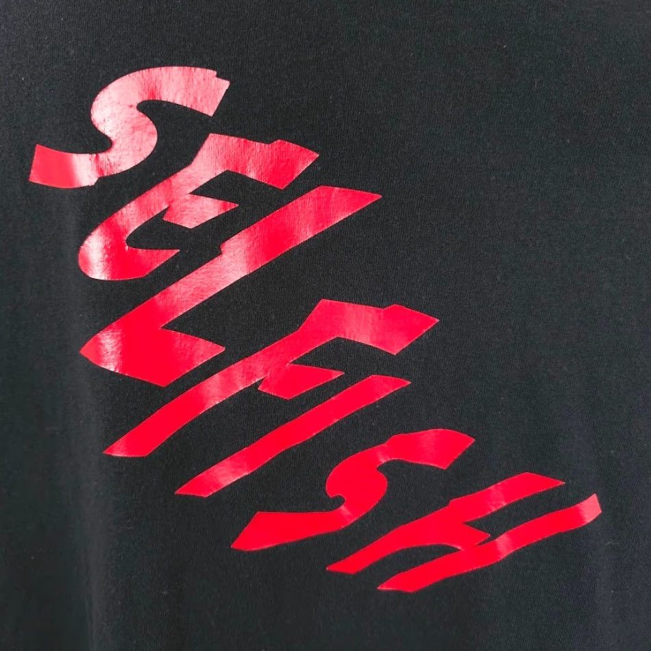 Gildan Selfish T Shirt Mens XL Black Streetwear Crew Neck Short Sleeve Gildan Cotton 2010-2019 Size US XL / EU 56 / 4 - 2 Thumbnail