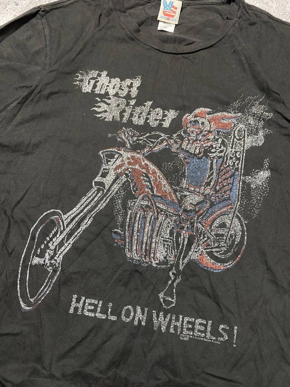 Junk Food × Marvel Comics Ghost Rider Marvel Comics 2012 Vintage T-Shirt Junk Food Size US M / EU 48-50 / 2 - 3 Thumbnail