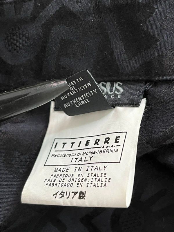 Versus Versace Versus Versace silk black shirt vintage Size XL / US 12-14 / IT 48-50 - 15 Thumbnail
